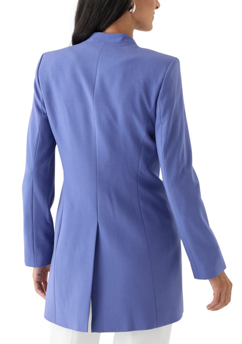 Womens Lux Open Front Blazer