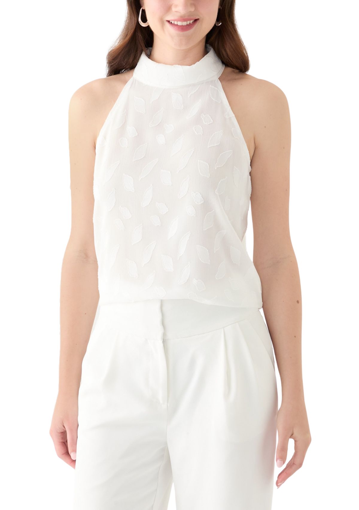 Womens Printed Halter Neck Blouse