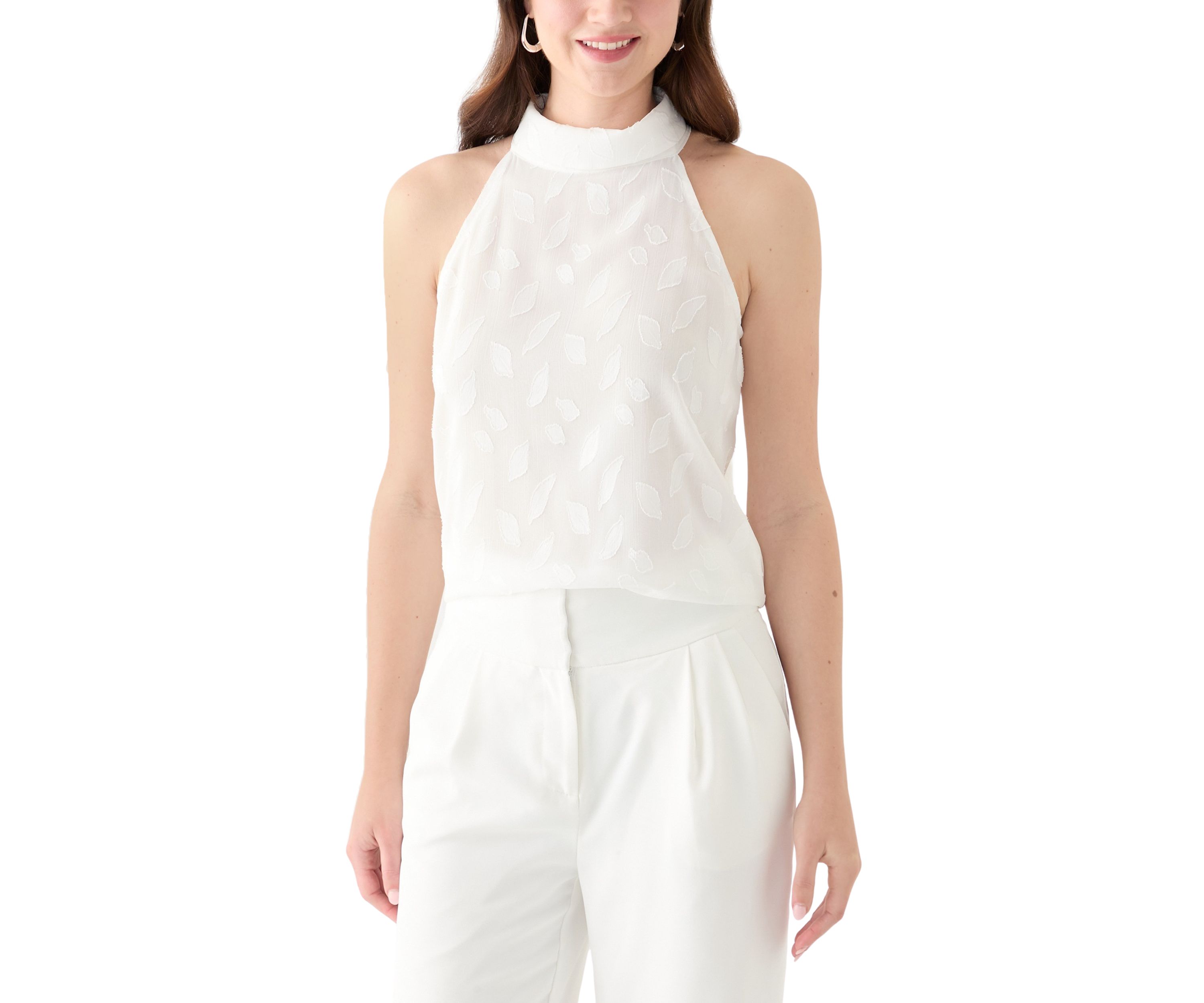 Womens Printed Halter Neck Blouse