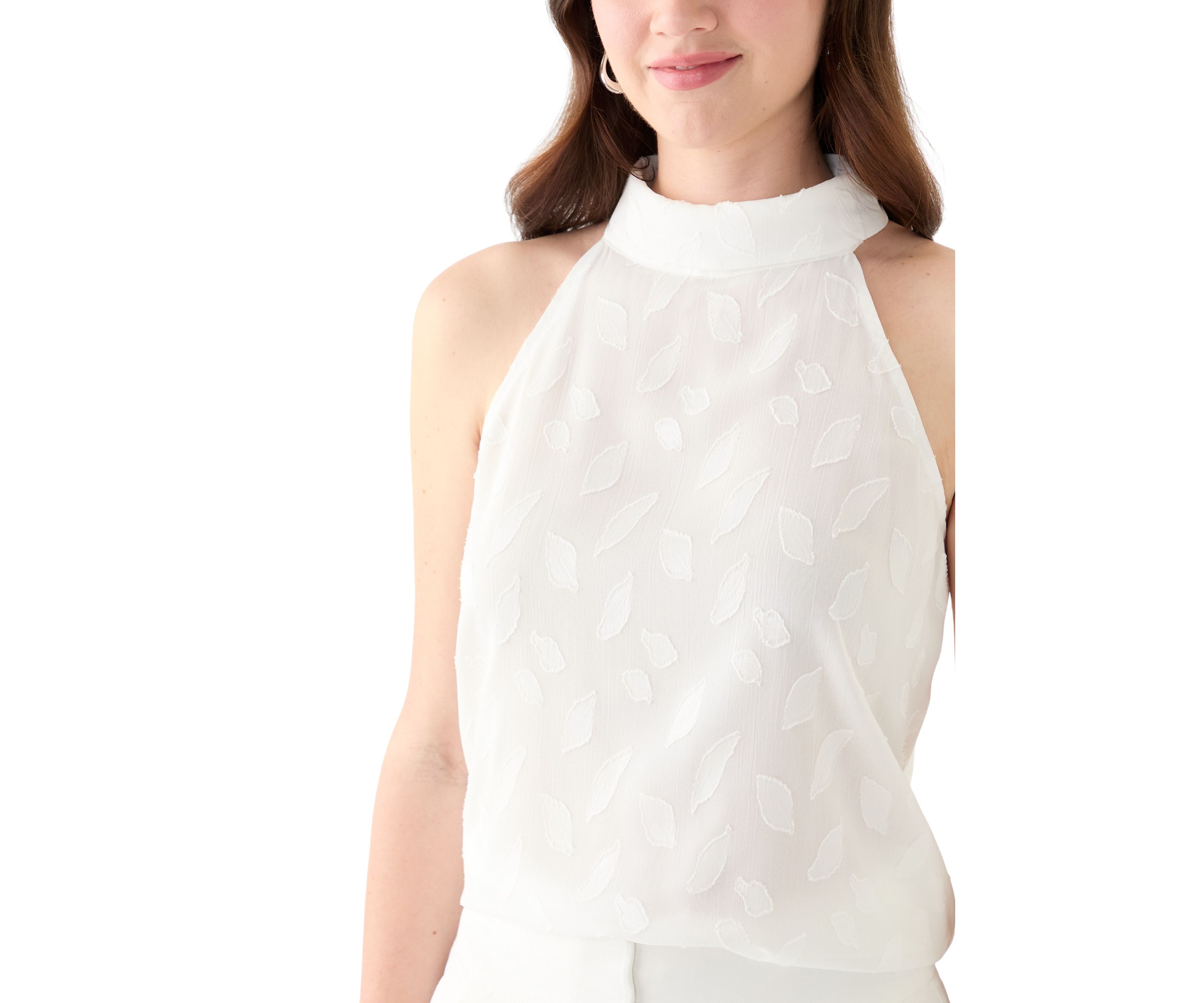 Womens Printed Halter Neck Blouse