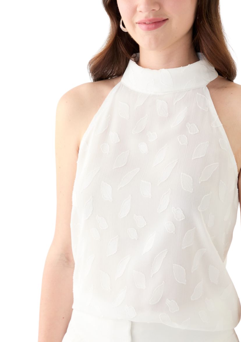 Womens Printed Halter Neck Blouse