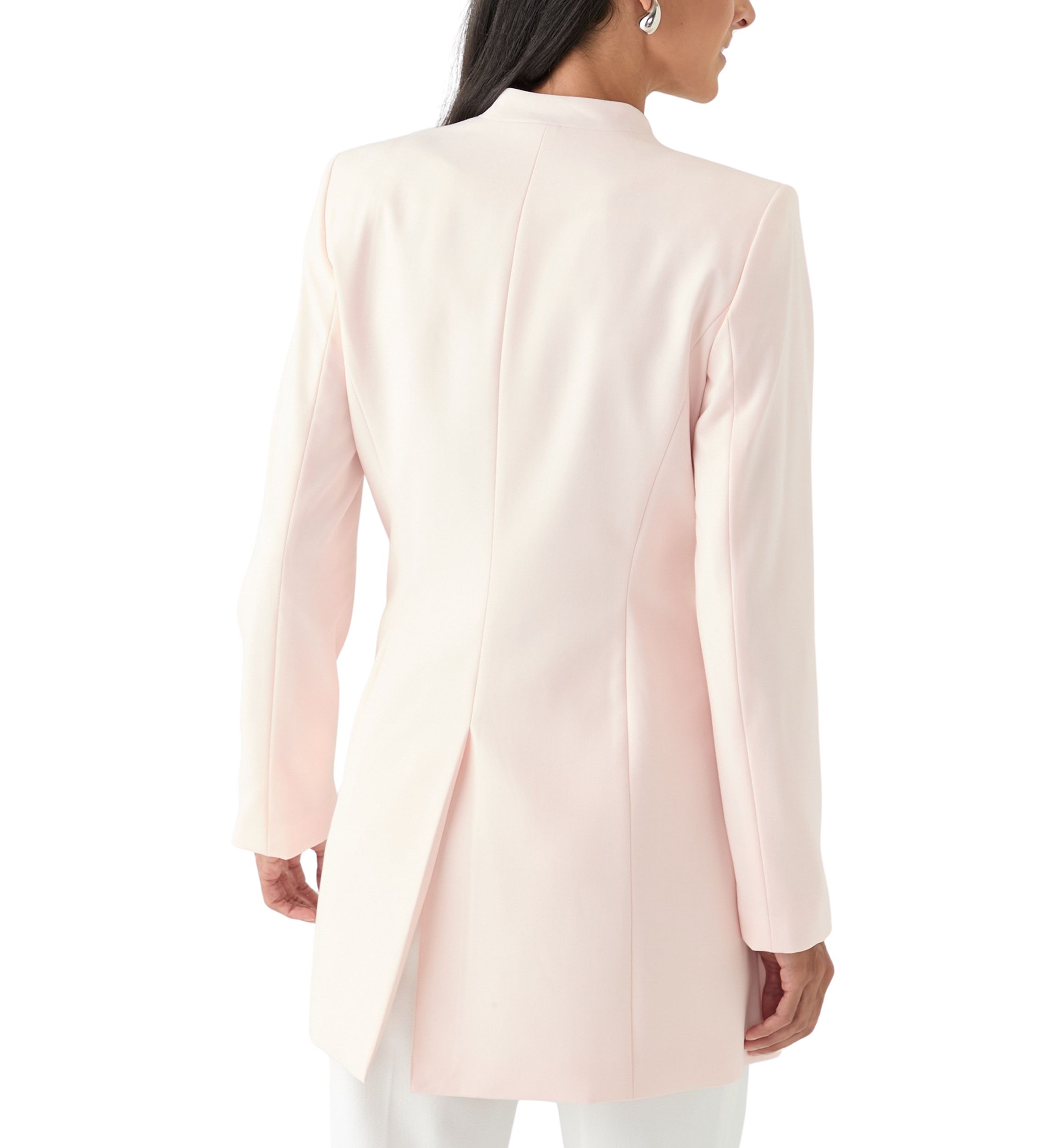 Womens Lux Open Front Blazer