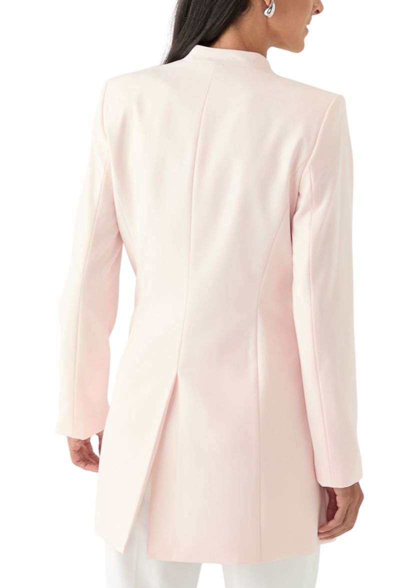 Womens Lux Open Front Blazer