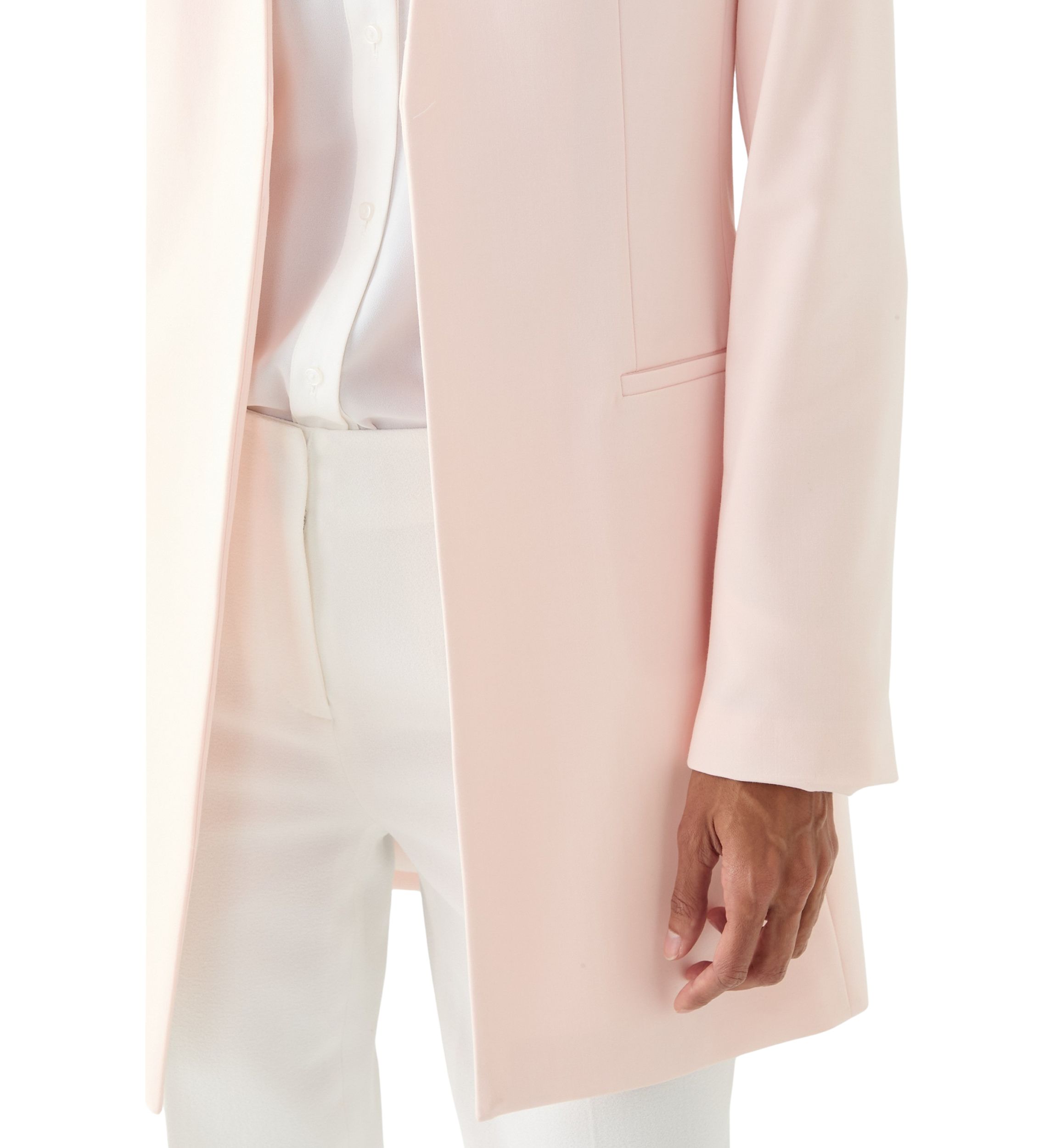 Womens Lux Open Front Blazer