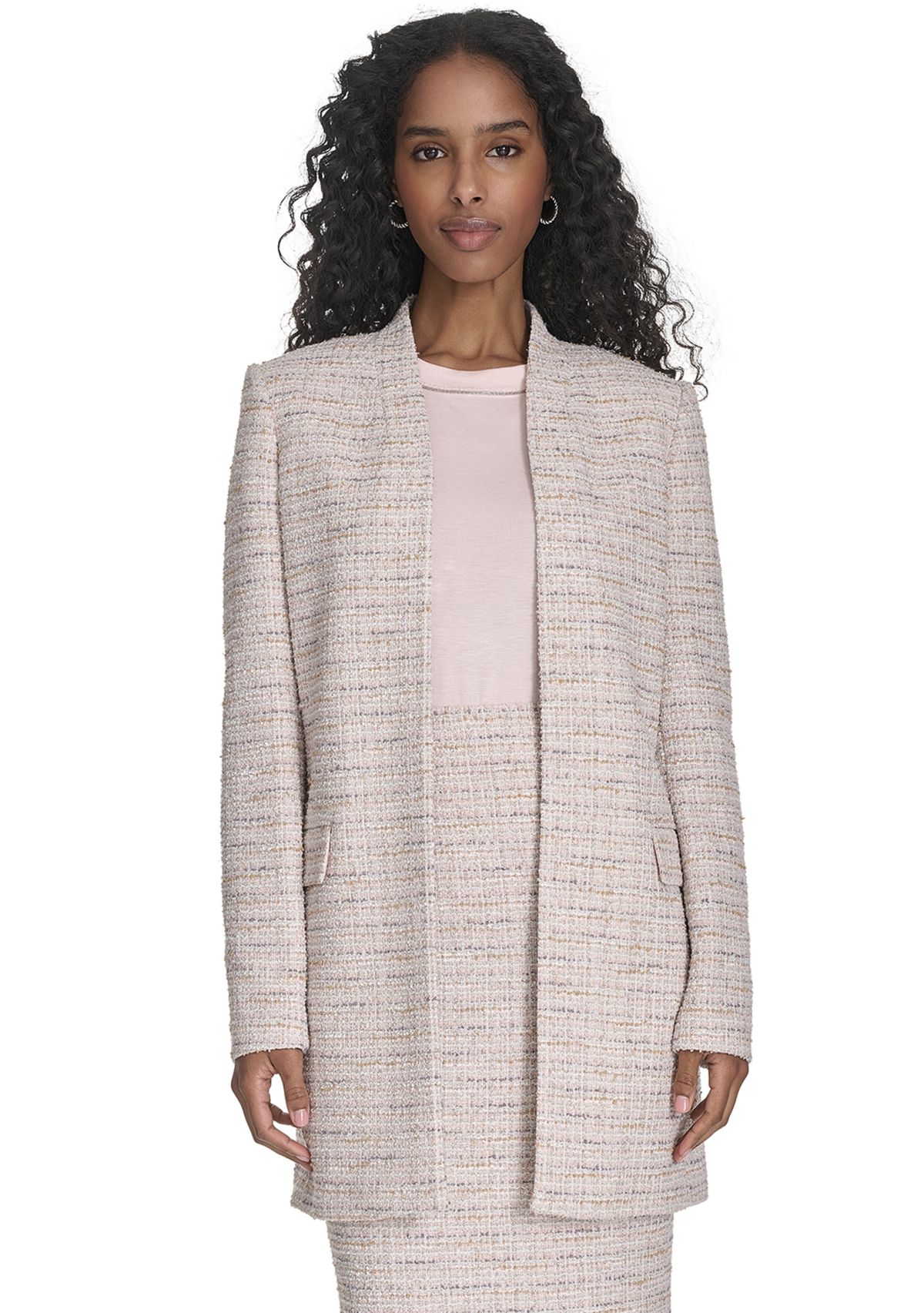 Womens Tweed Topper