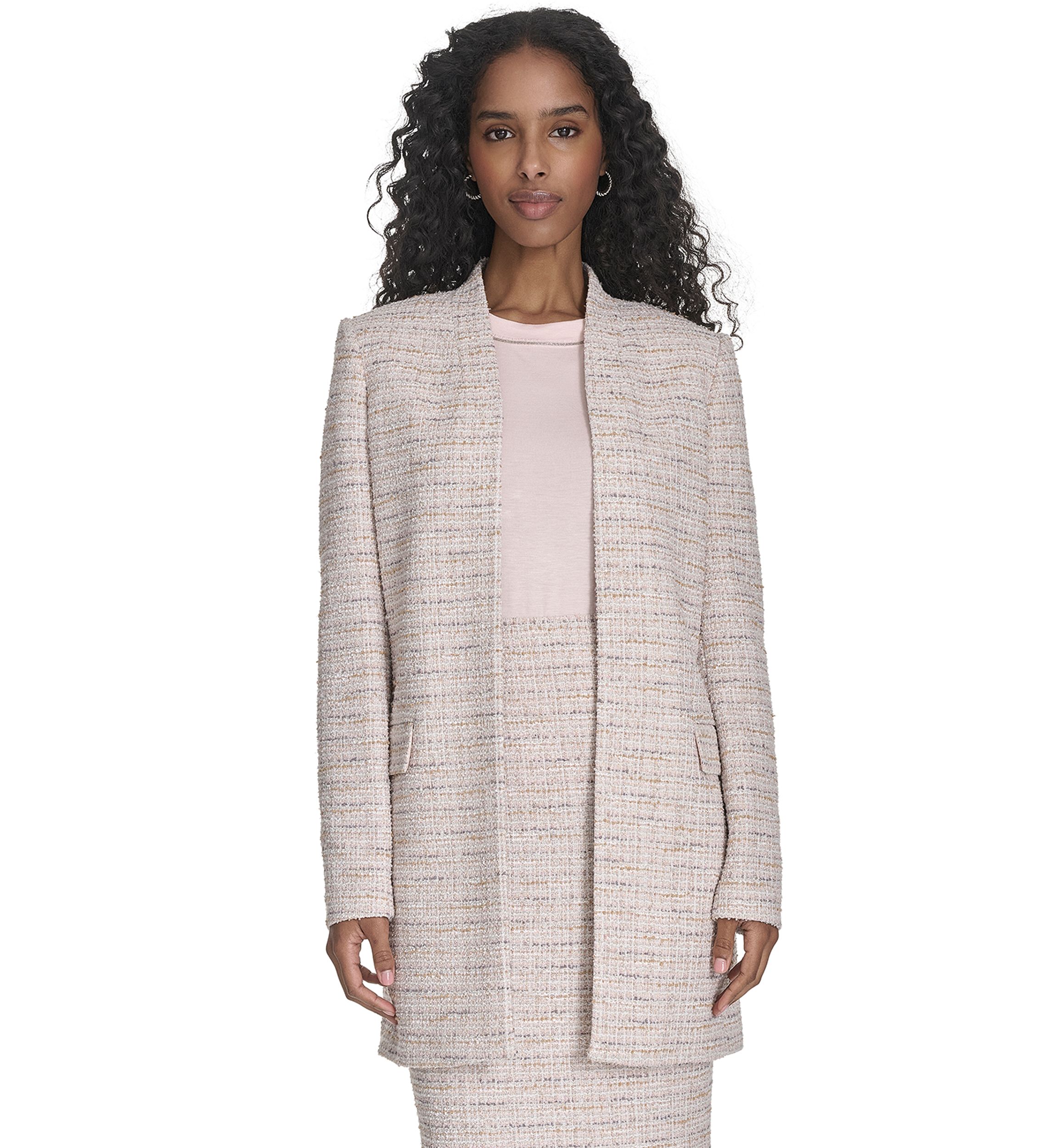 Womens Tweed Topper