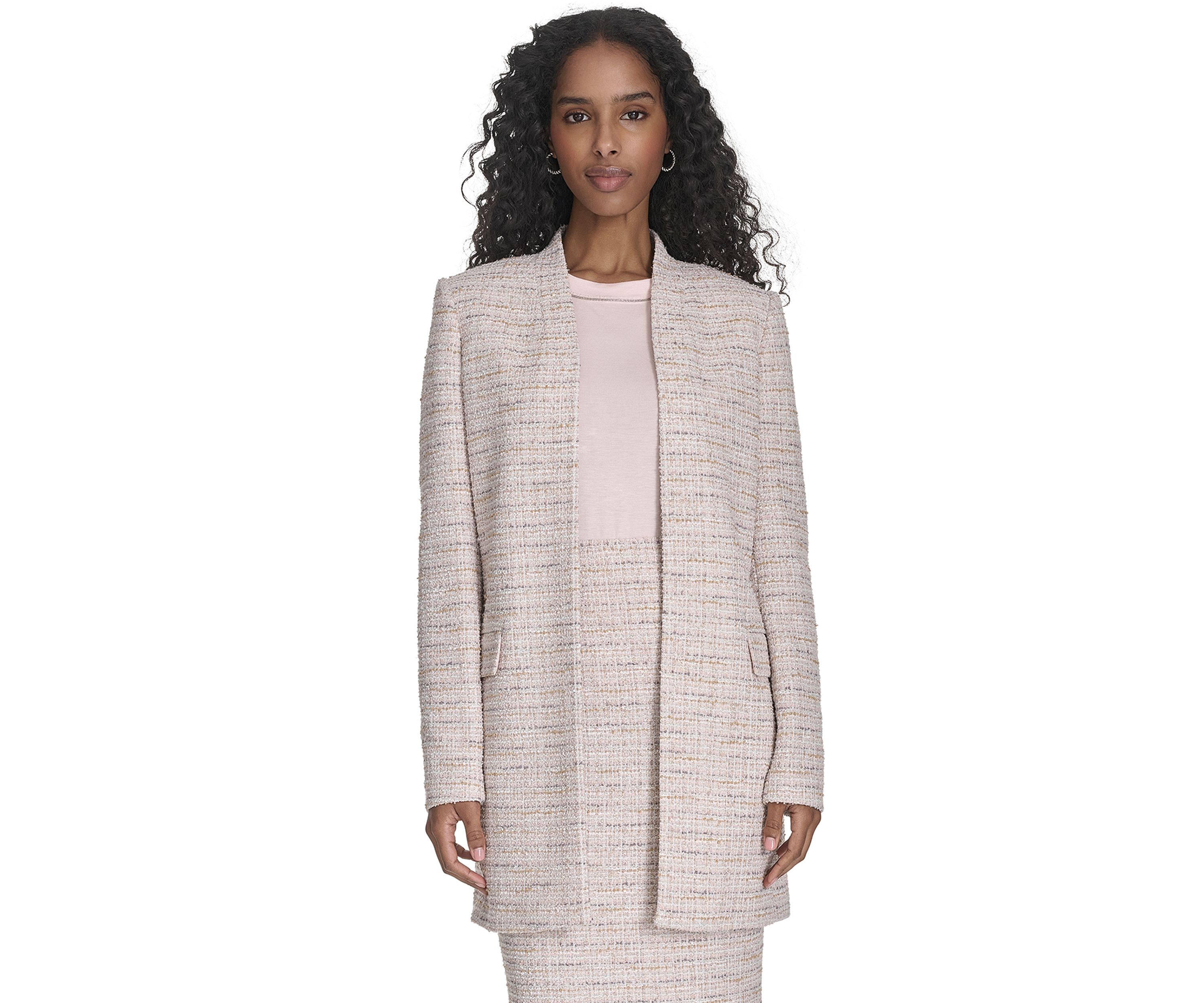 Womens Tweed Topper