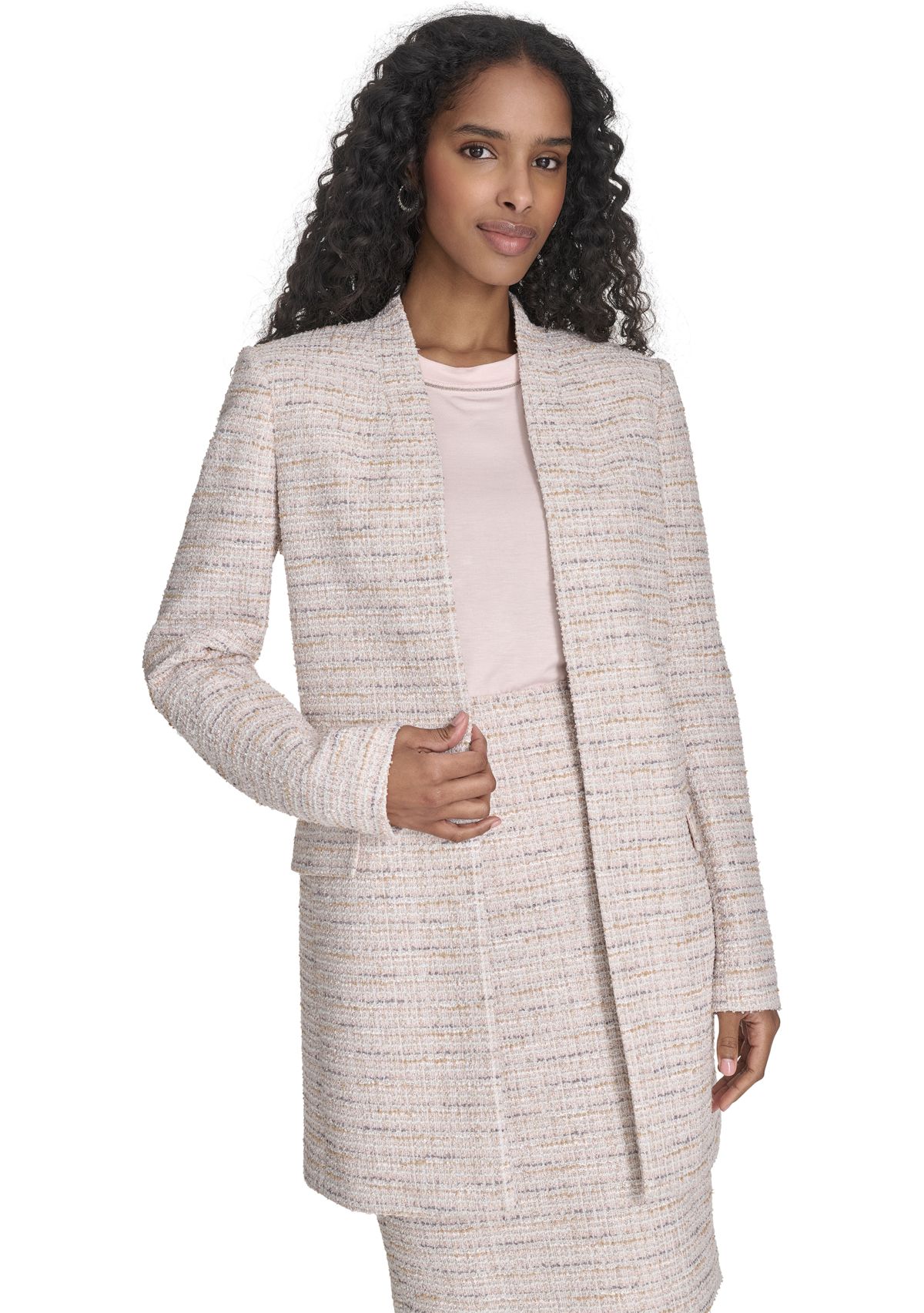 Womens Tweed Topper