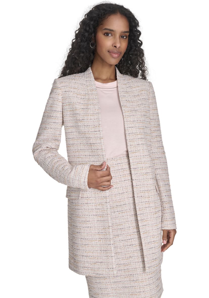 Womens Tweed Topper