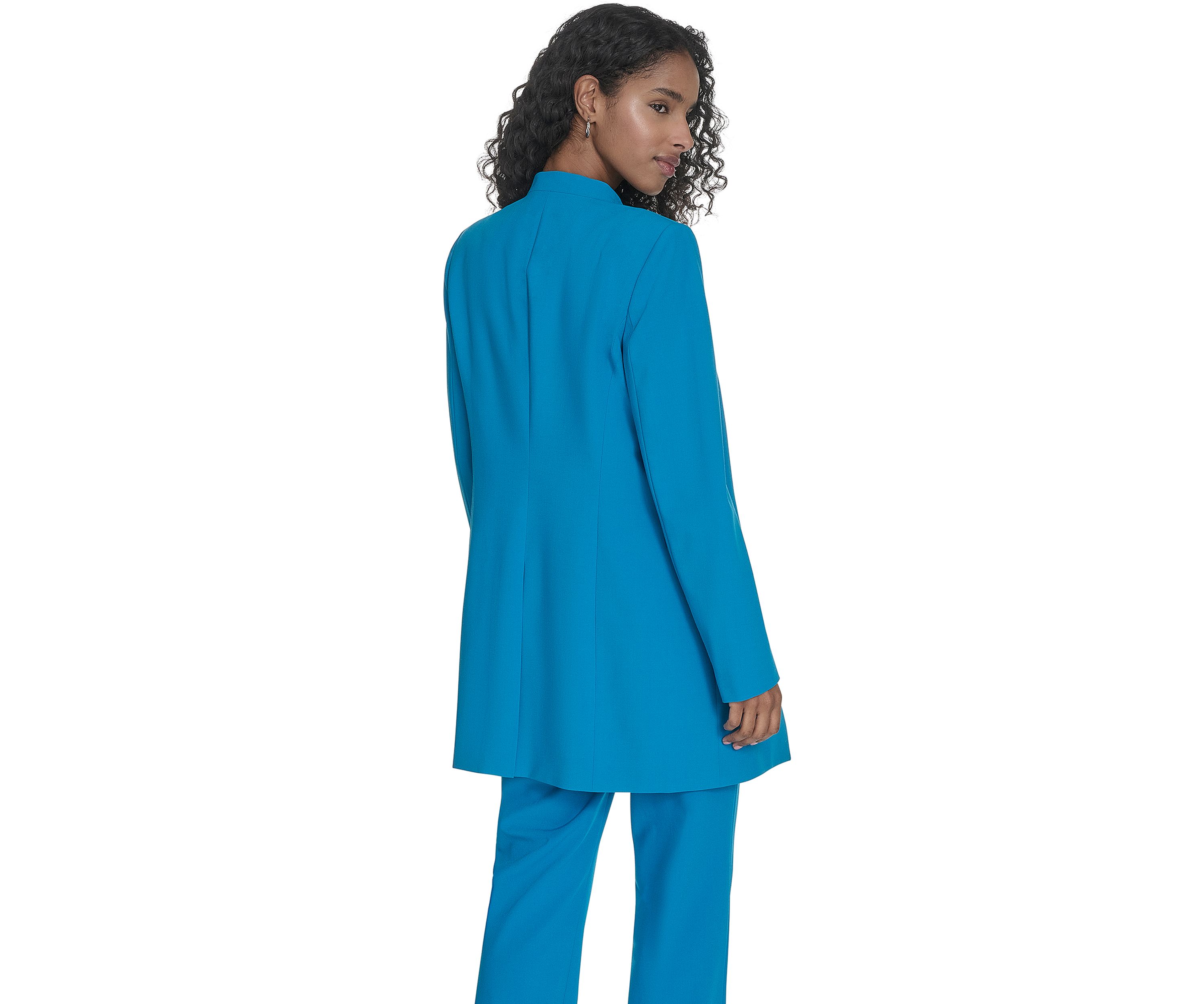 Womens Open Front Long Sleeve Jacket