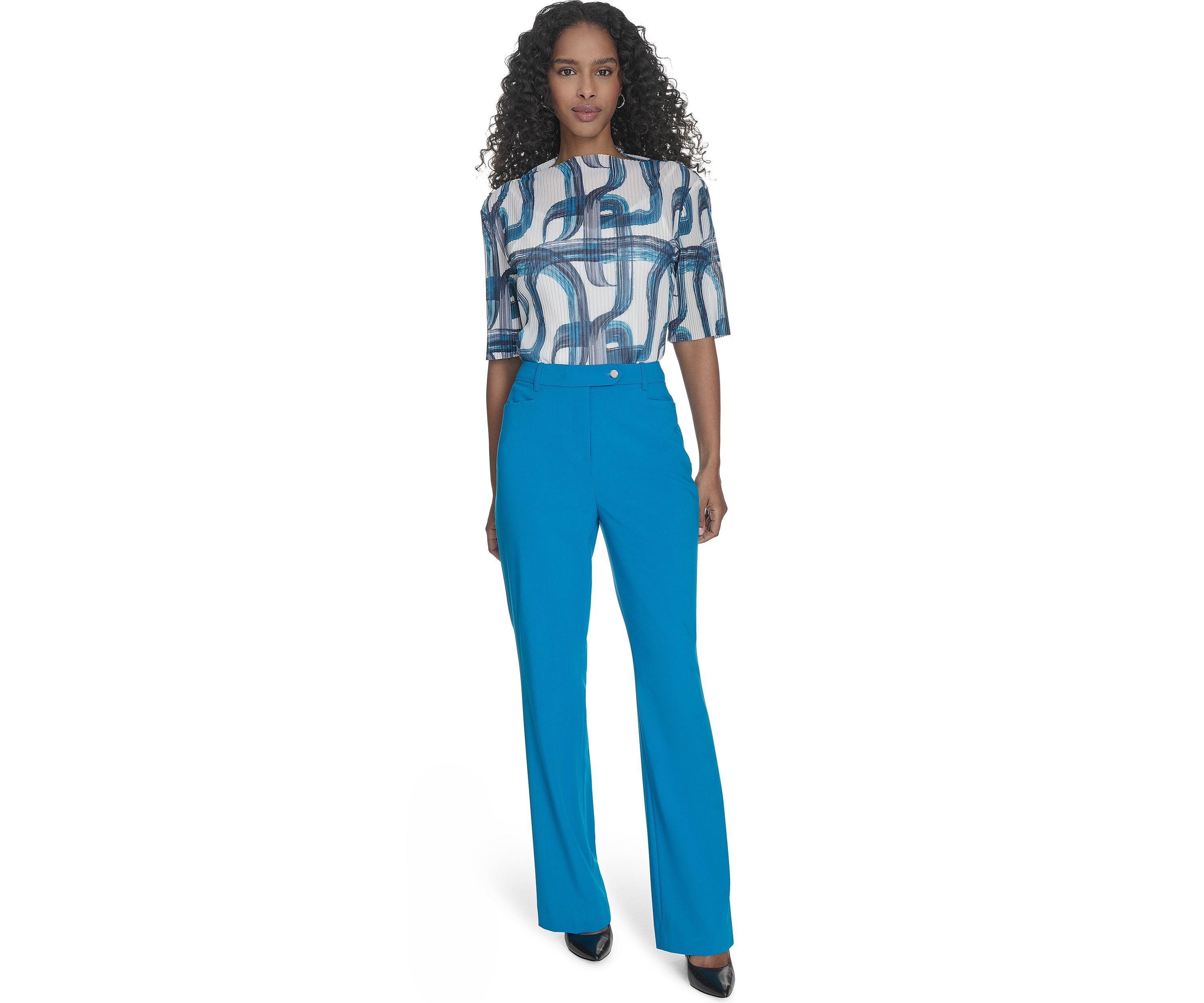 Womens Lux Modern Fit Pants