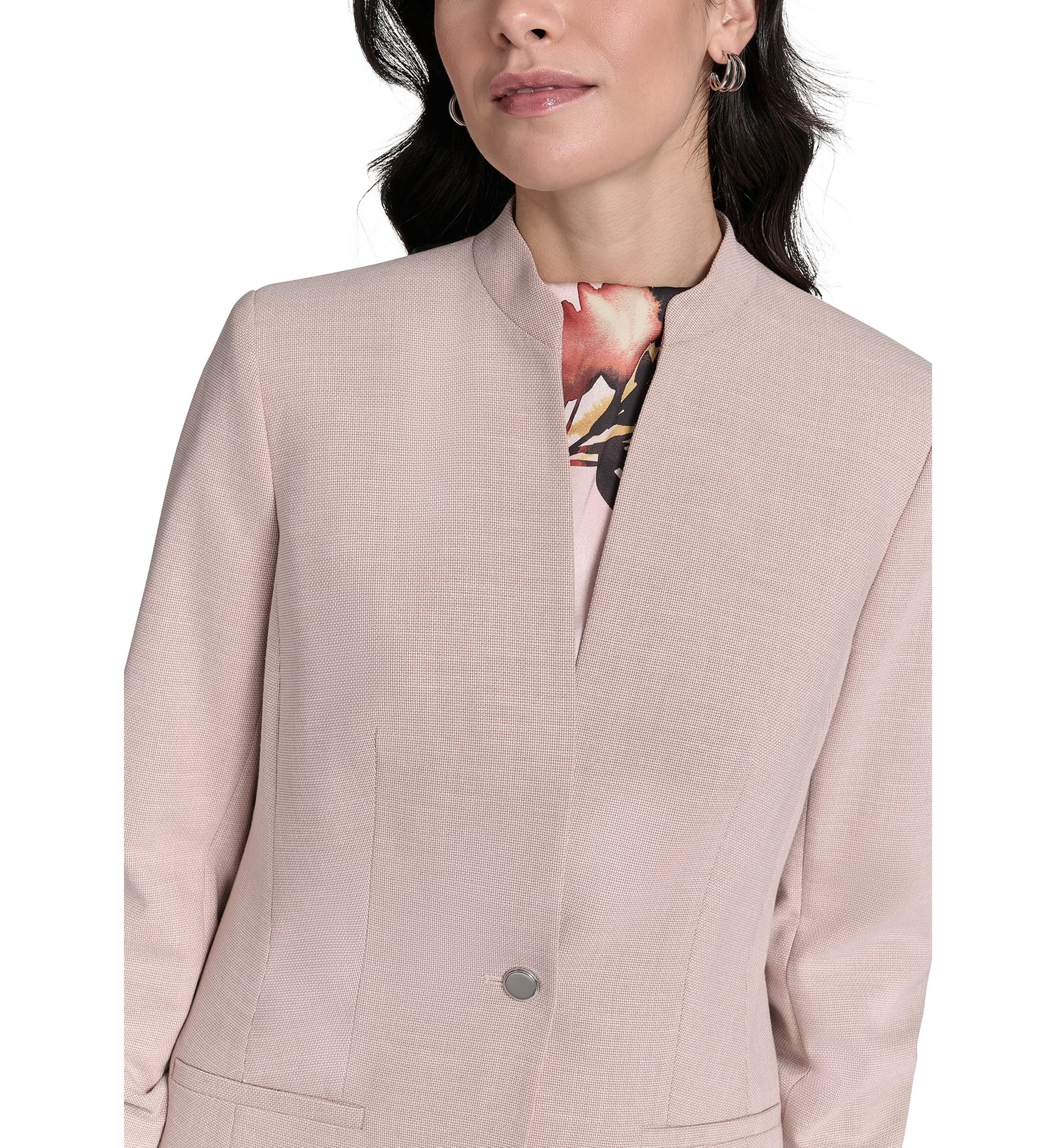 Womens Novelty 3/4 Sleeve One Button Jacket