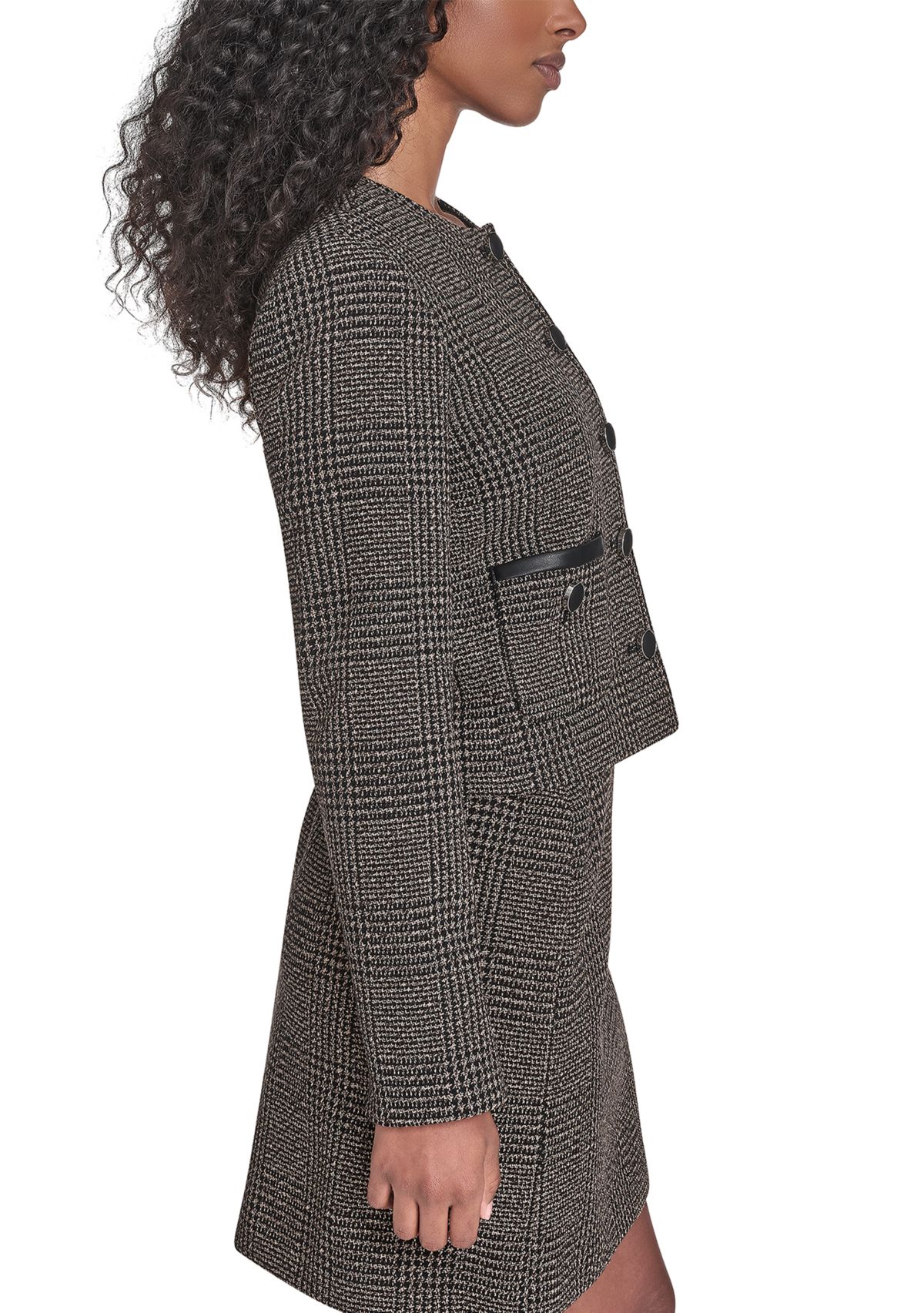 Womens Novelty Button Front Jacket