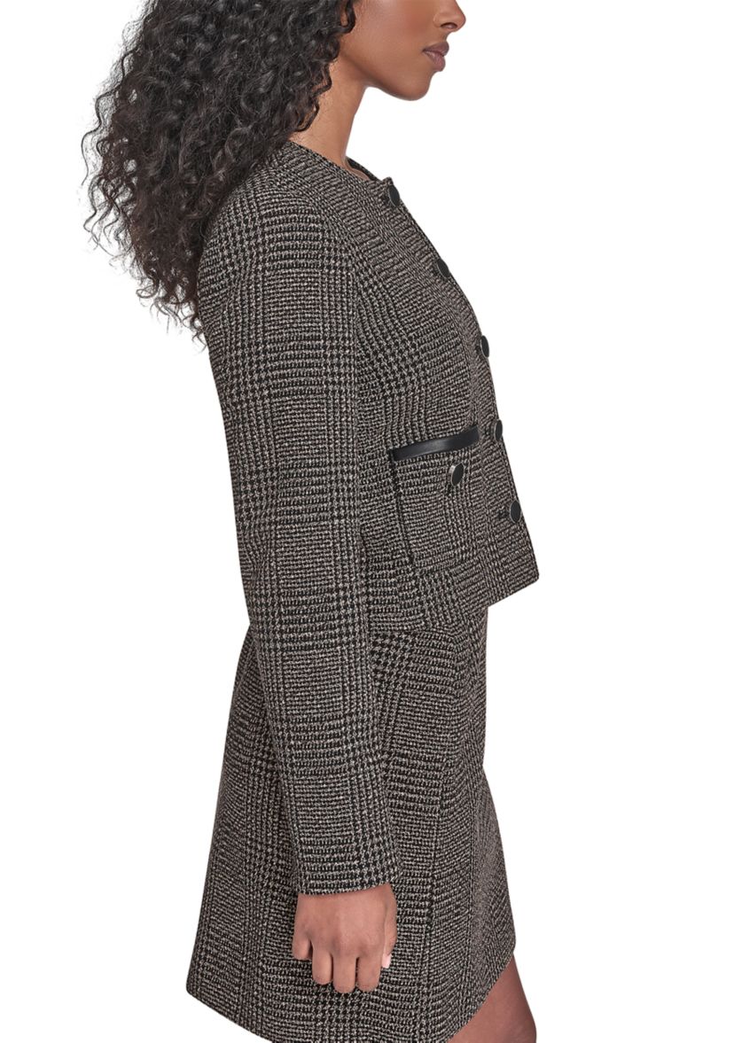 Womens Novelty Button Front Jacket