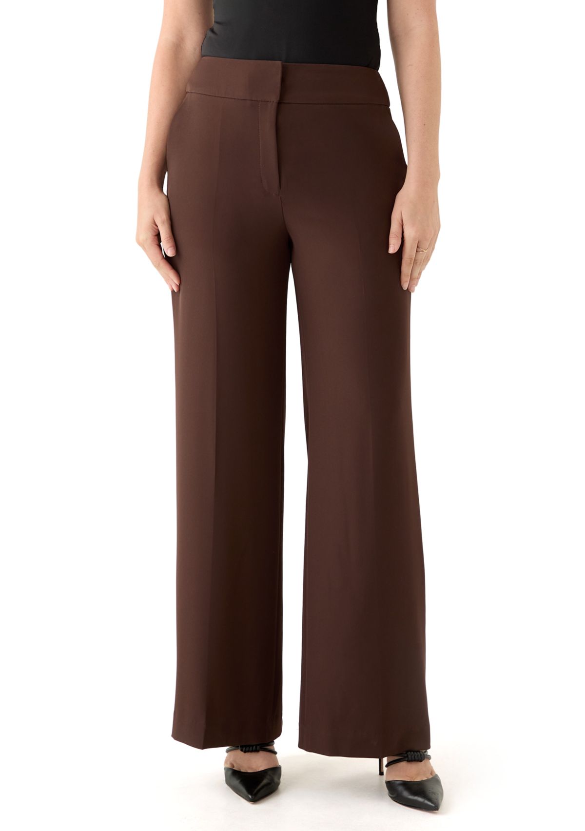 Womens Heavy Wide Leg Pants