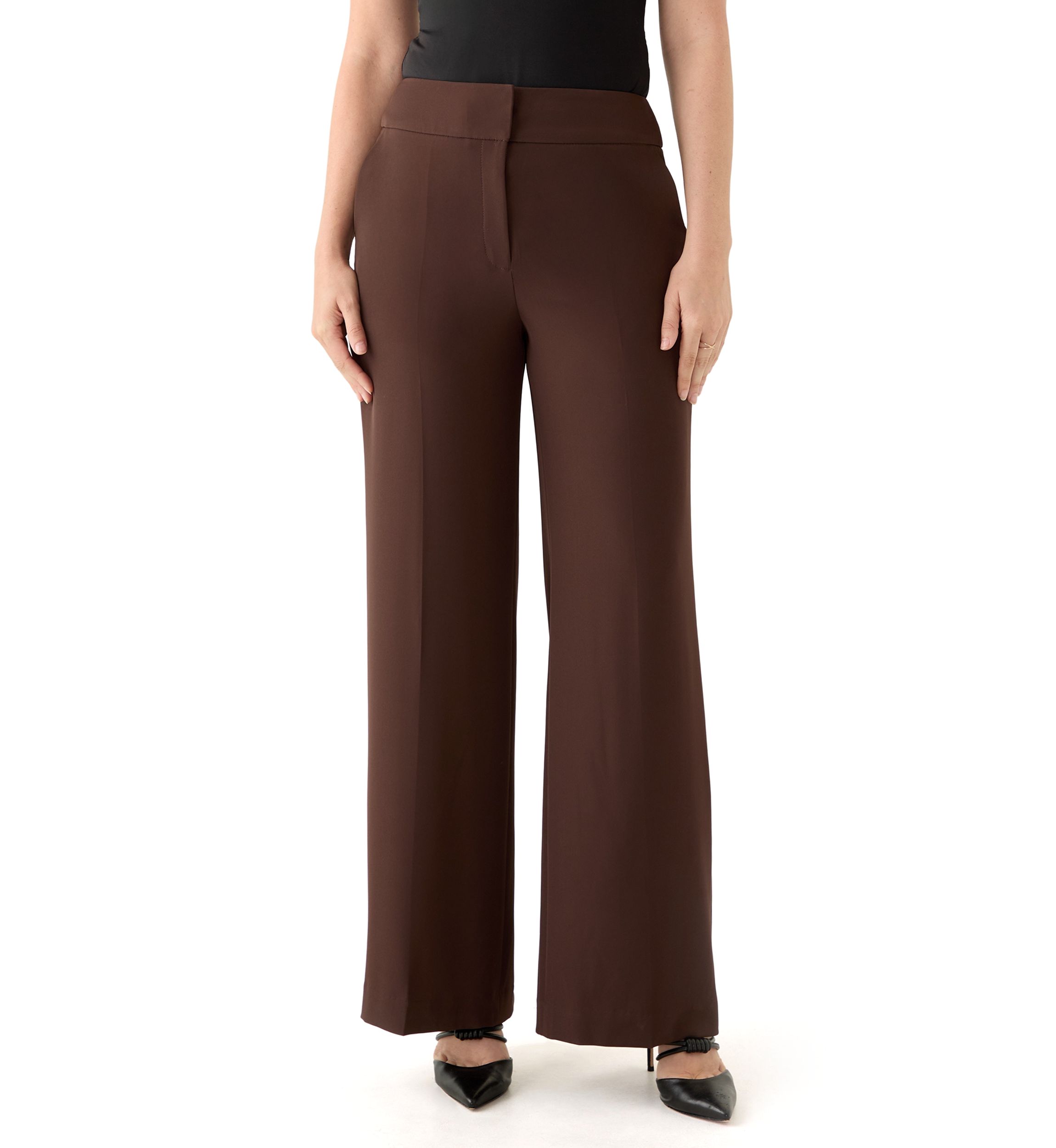 Womens Heavy Wide Leg Pants