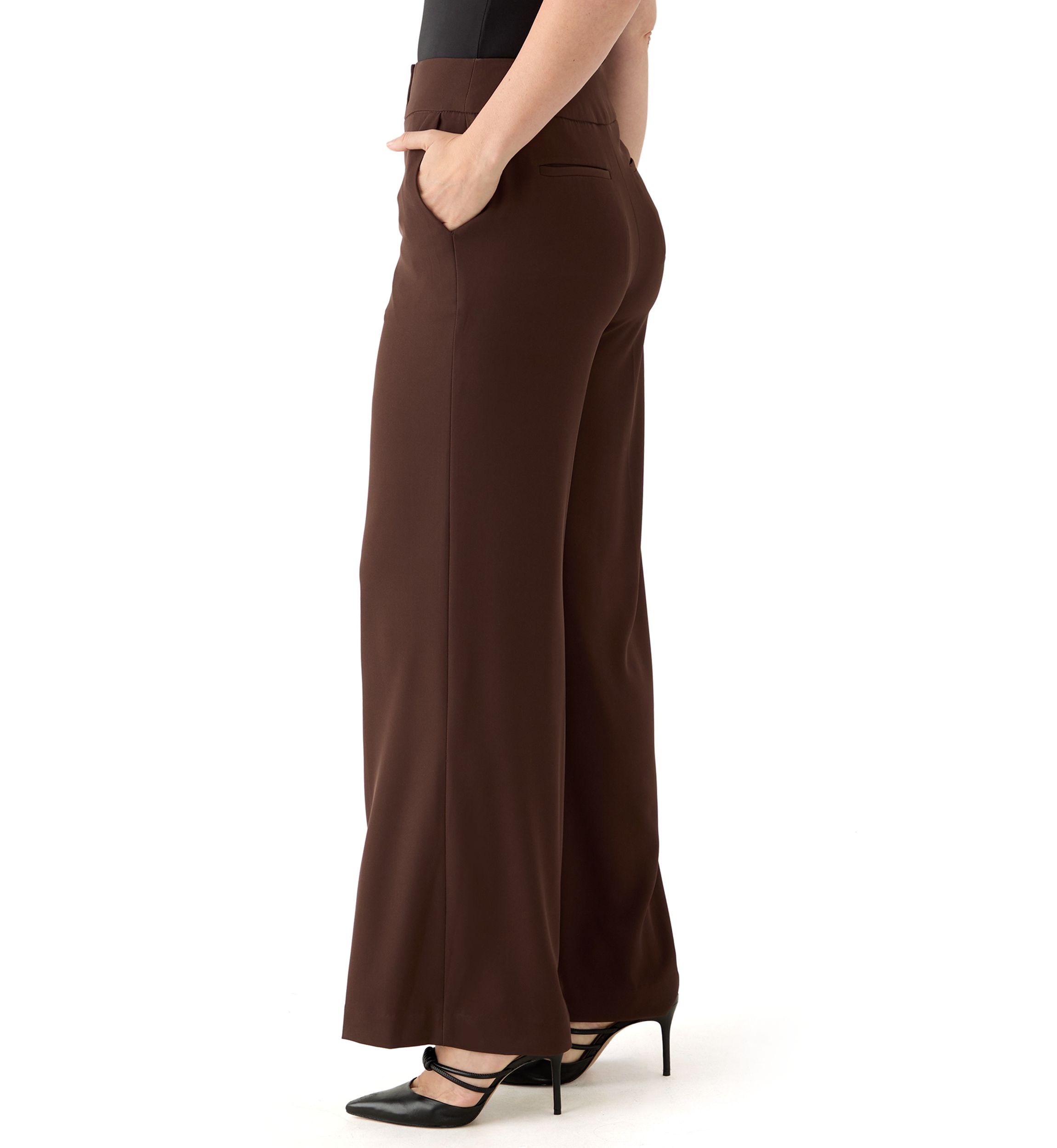 Womens Heavy Wide Leg Pants