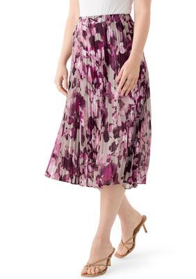 Calvin Klein Women's Printed Midi Skirt, 8