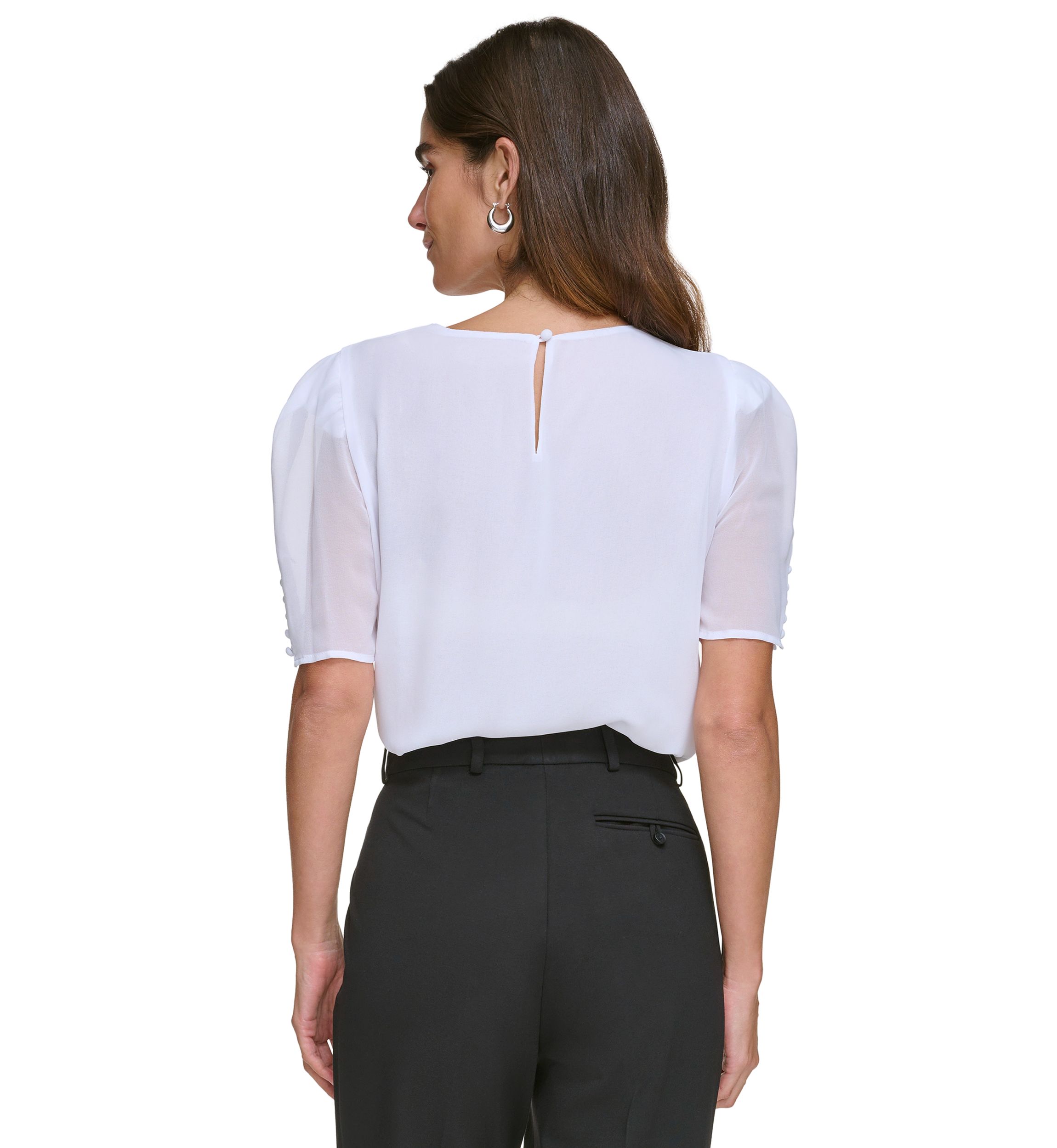 Womens Short Sleeve Blouse