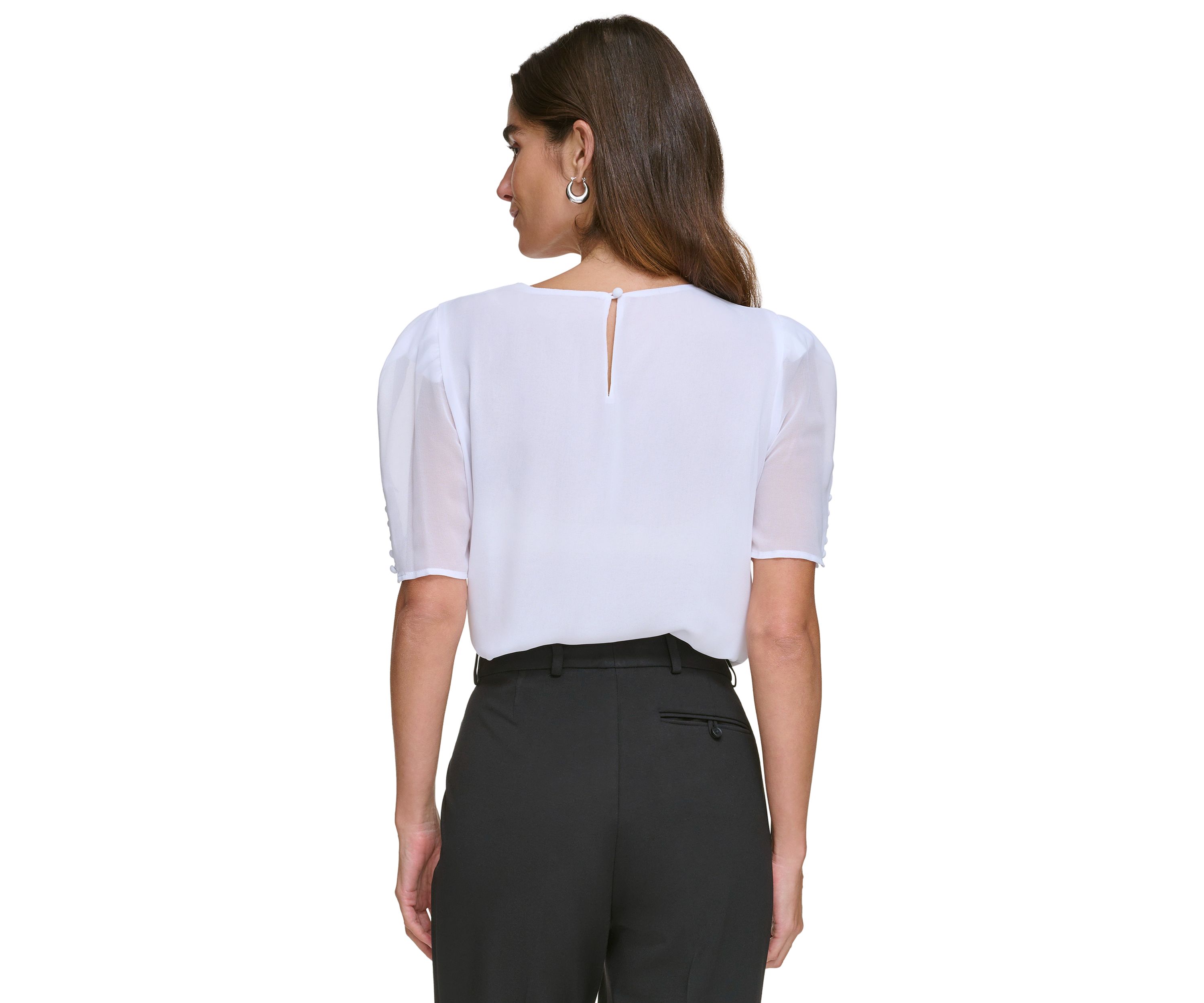 Womens Short Sleeve Blouse