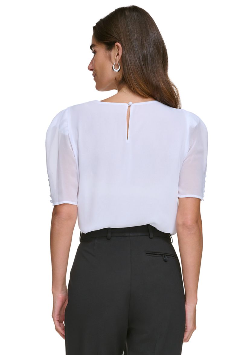 Womens Short Sleeve Blouse