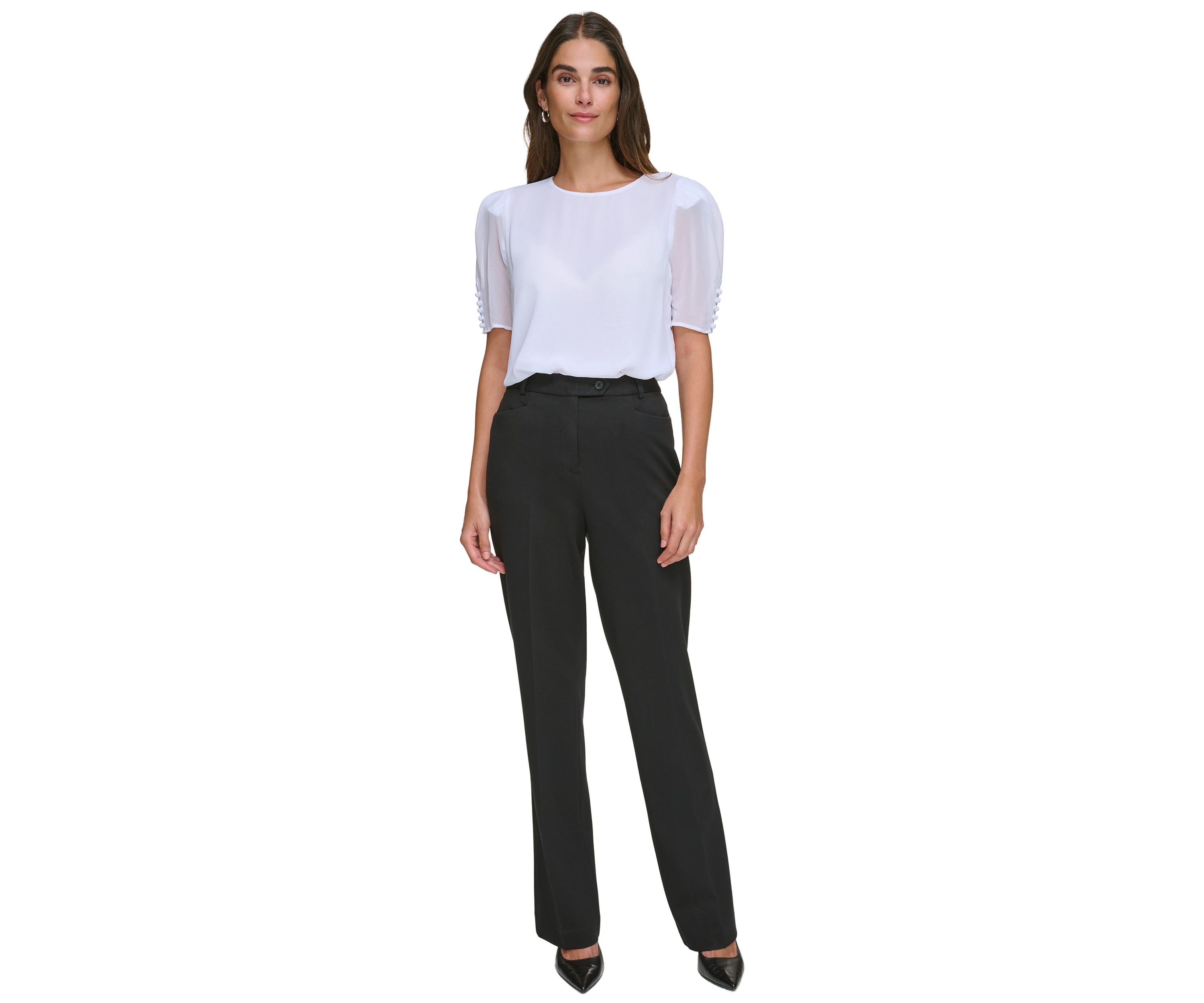 Womens Short Sleeve Blouse
