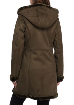 Jones new york hot sale suede coat