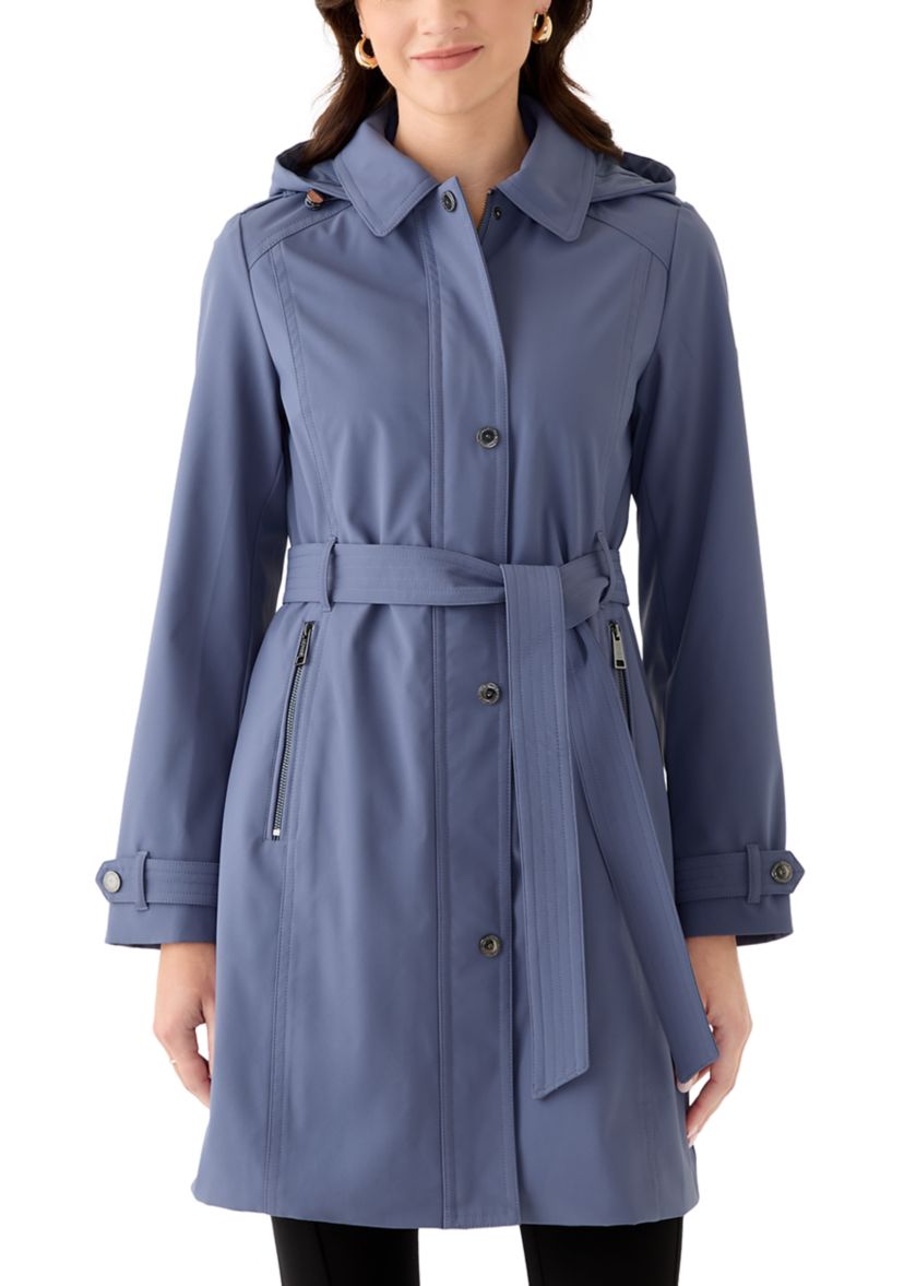 Womens Zip Up Walker Coat with Multi Stitch