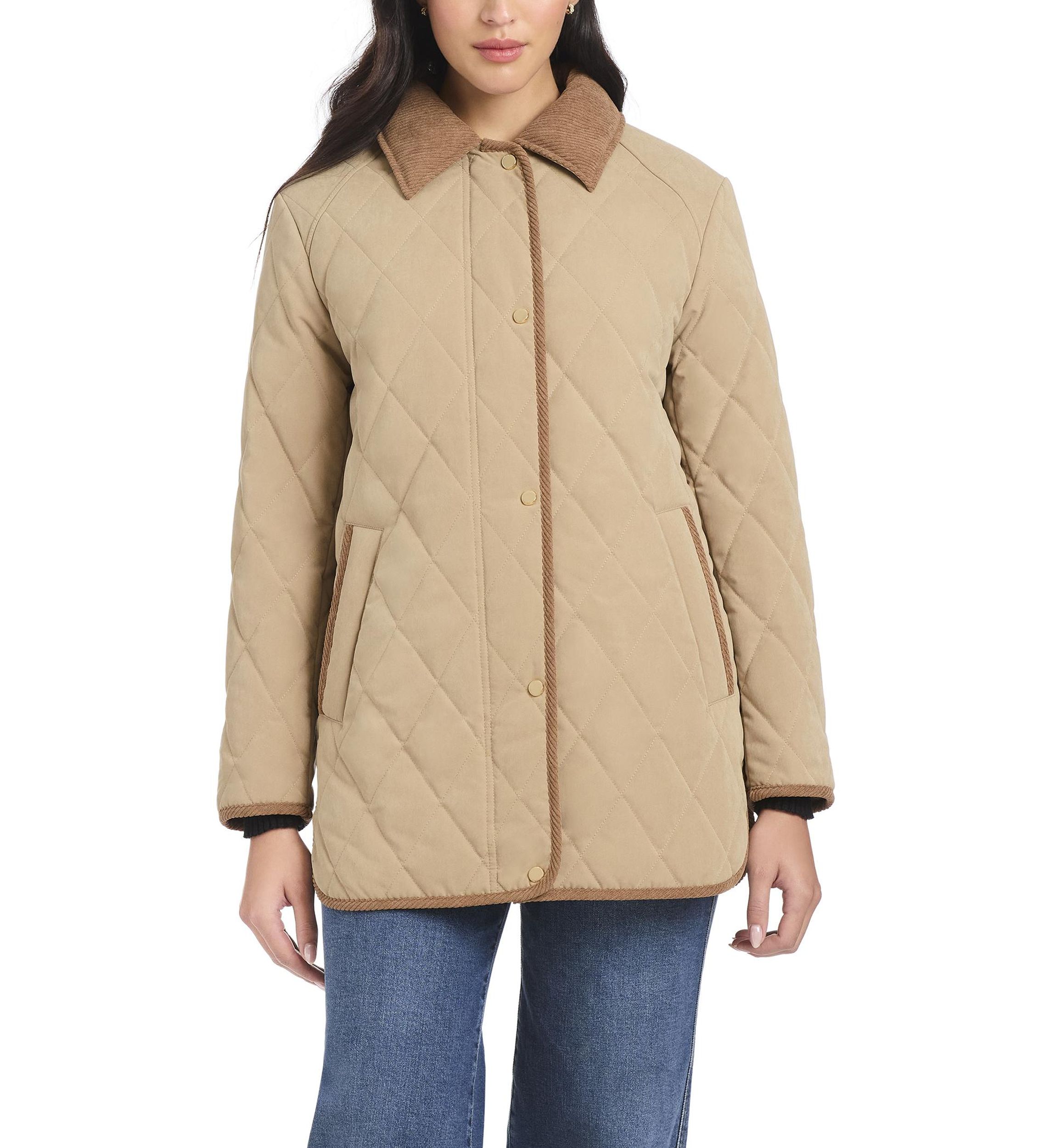 Womens Quilt Barn Coat