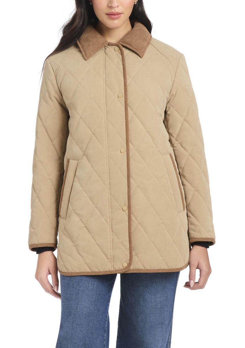 Womens Quilt Barn Coat