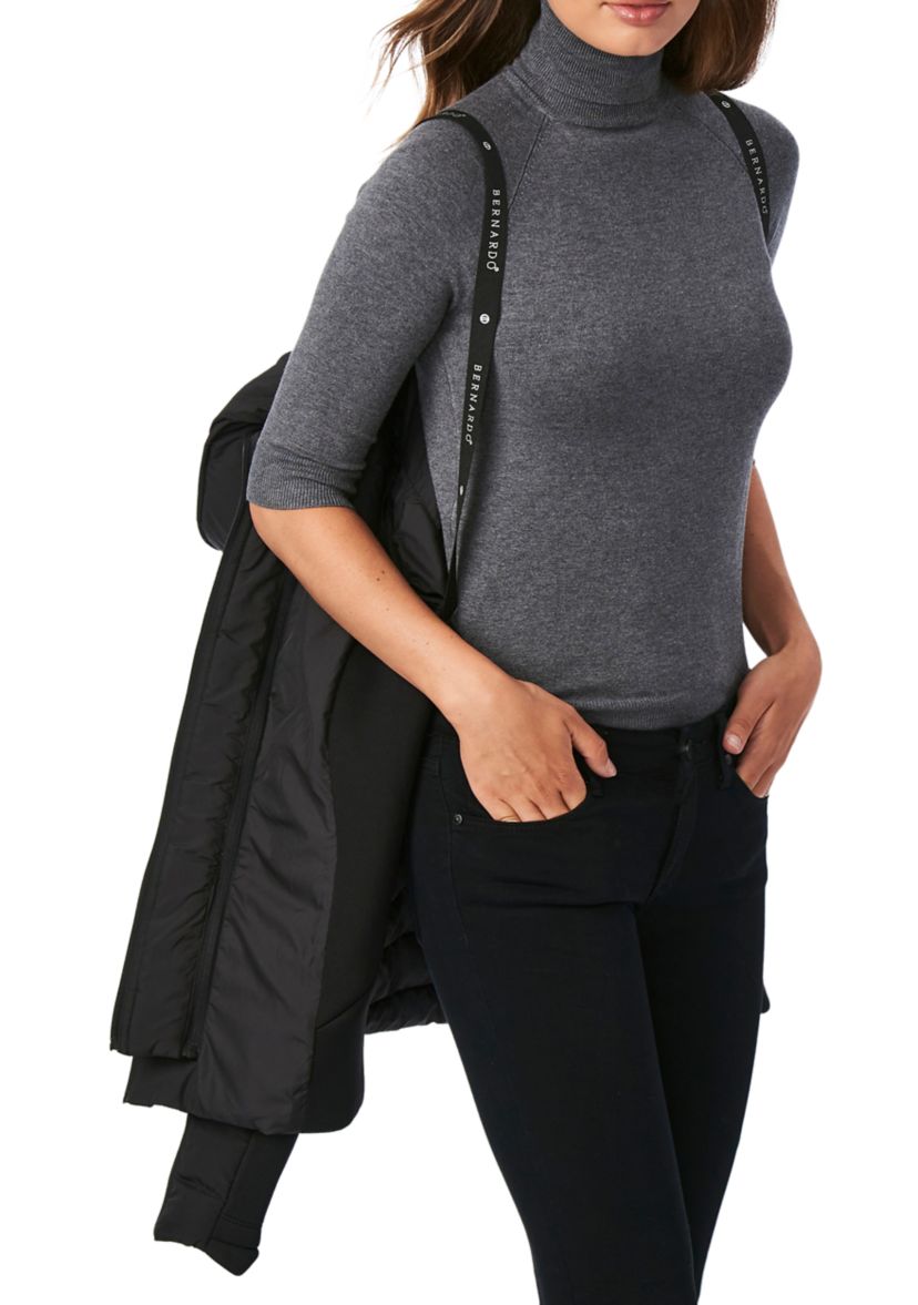 Womens Red Sangria Soft Touch Packable Jacket