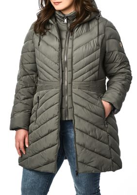 Bernardo plus size on sale coats