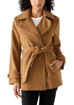 MICHAEL Michael Kors Women's Short Belted Coat, XL