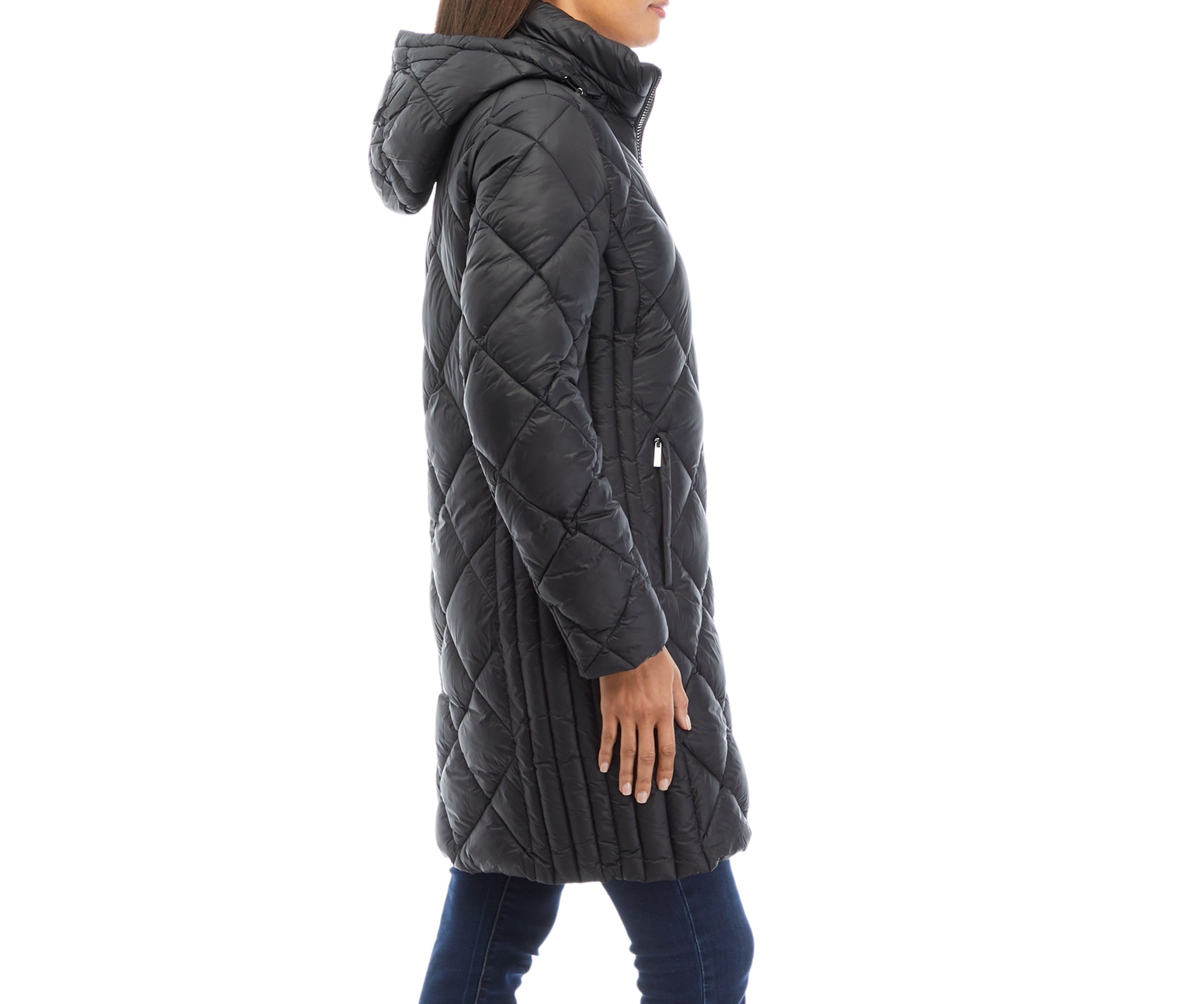 Womens Long Packable Puffer Coat