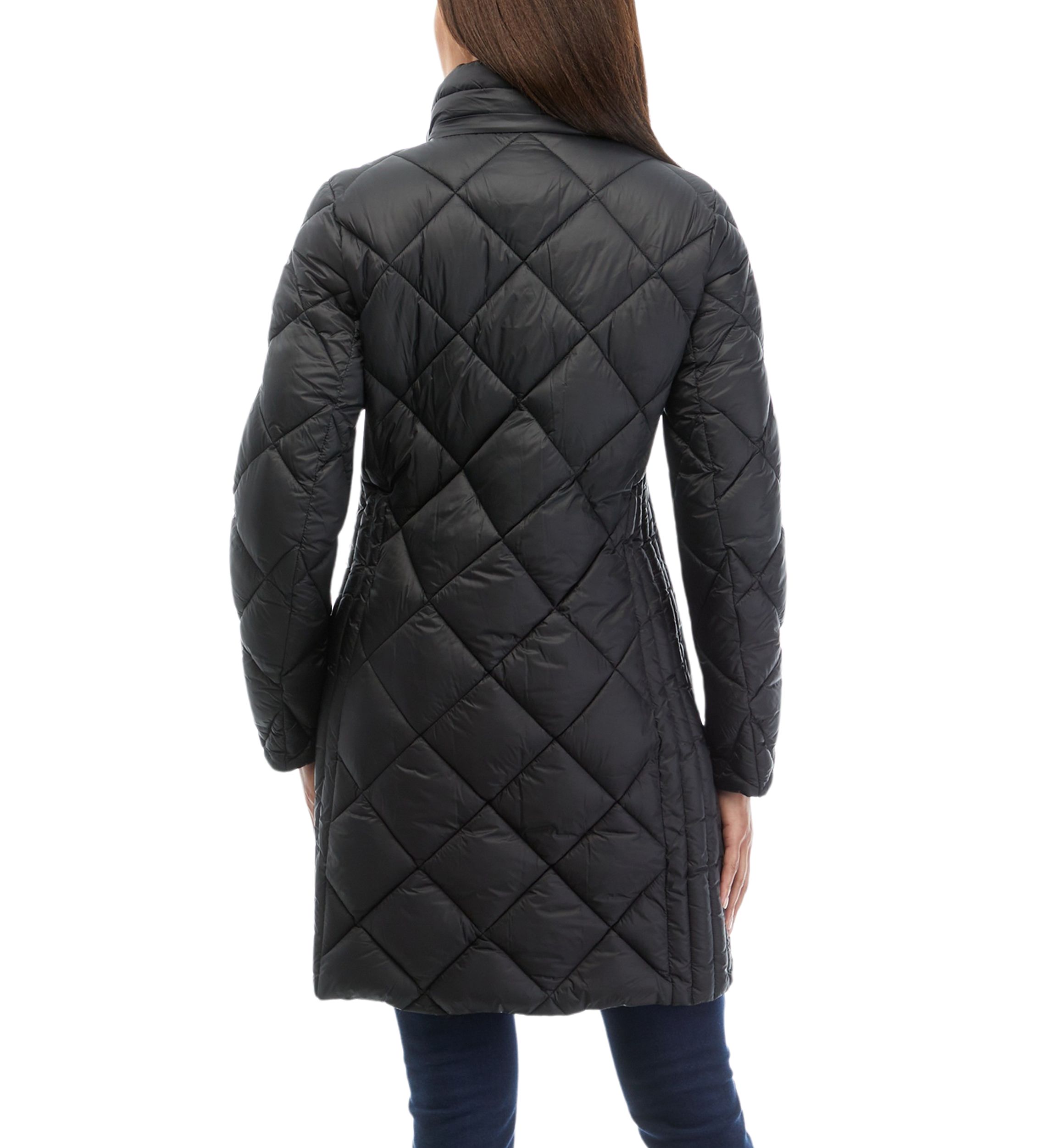 Womens Long Packable Puffer Coat