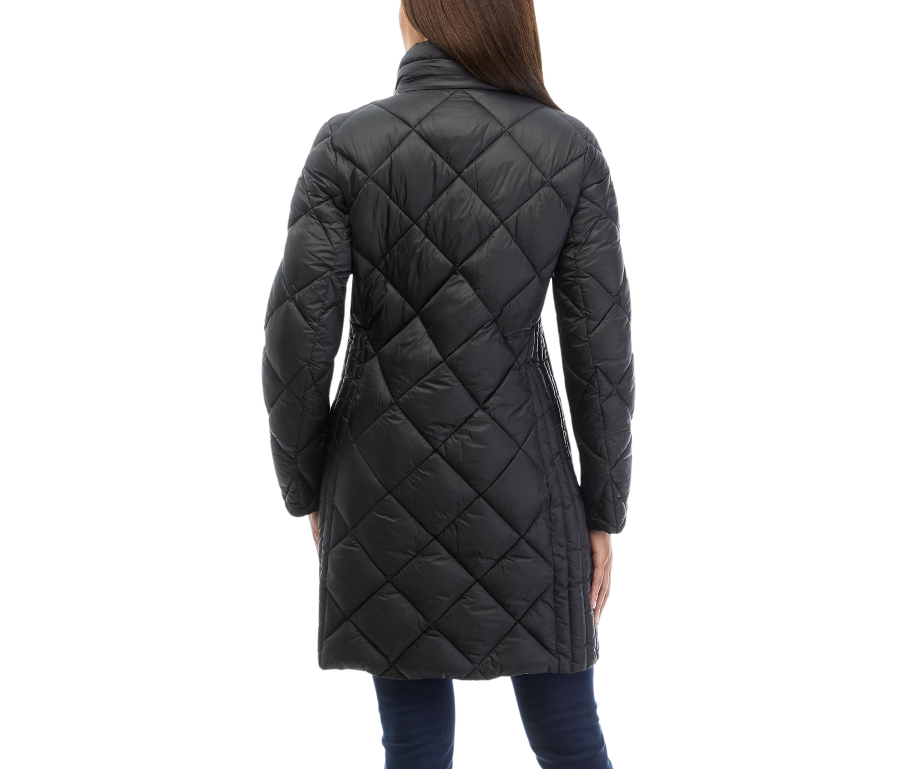 Womens Long Packable Puffer Coat
