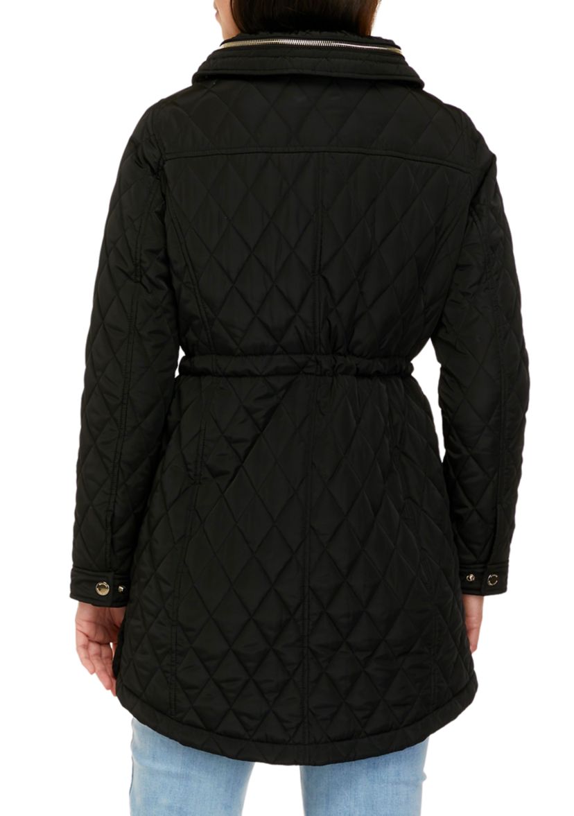 Womens Mid Length Quilted Jacket