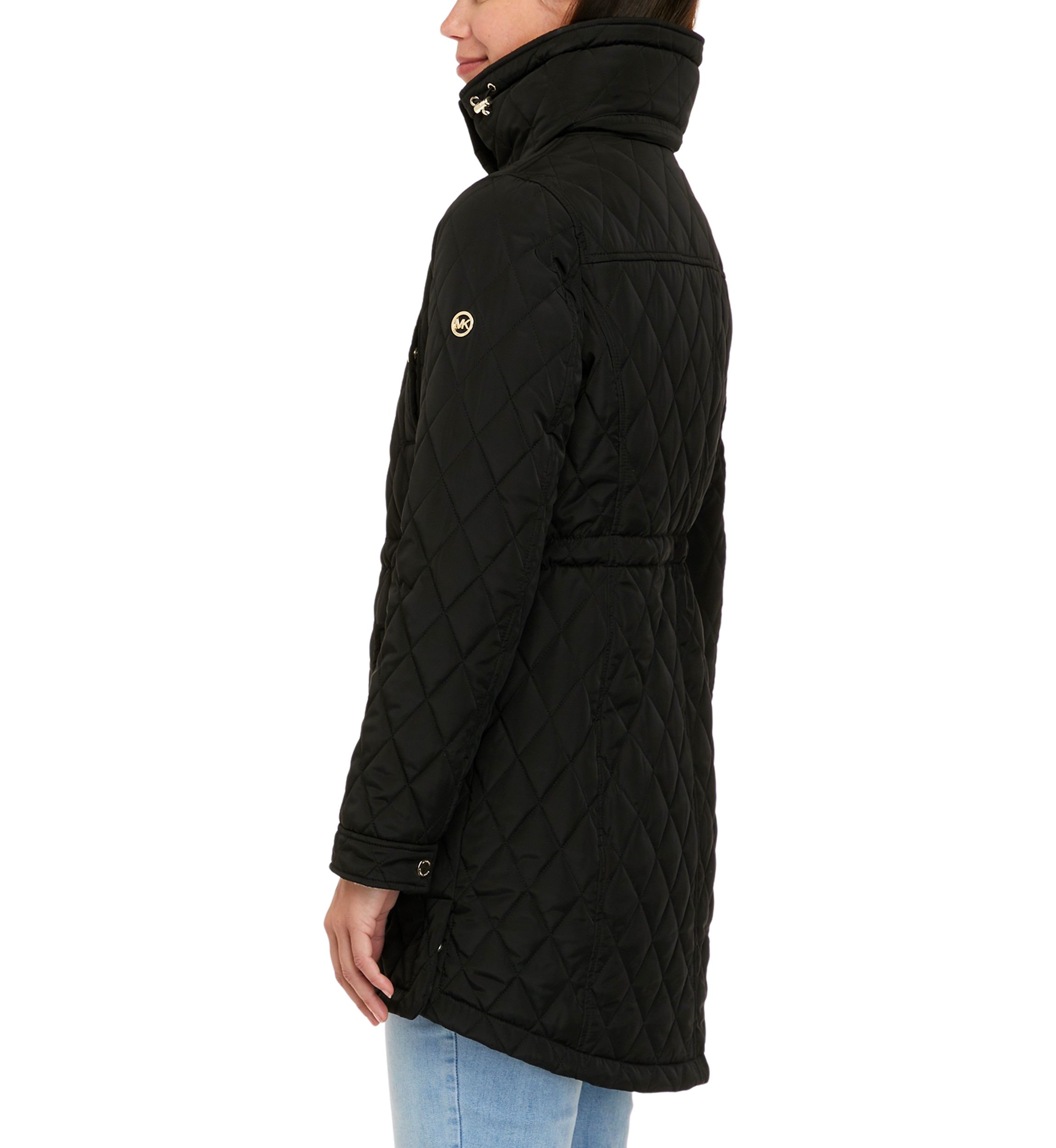 Womens Mid Length Quilted Jacket