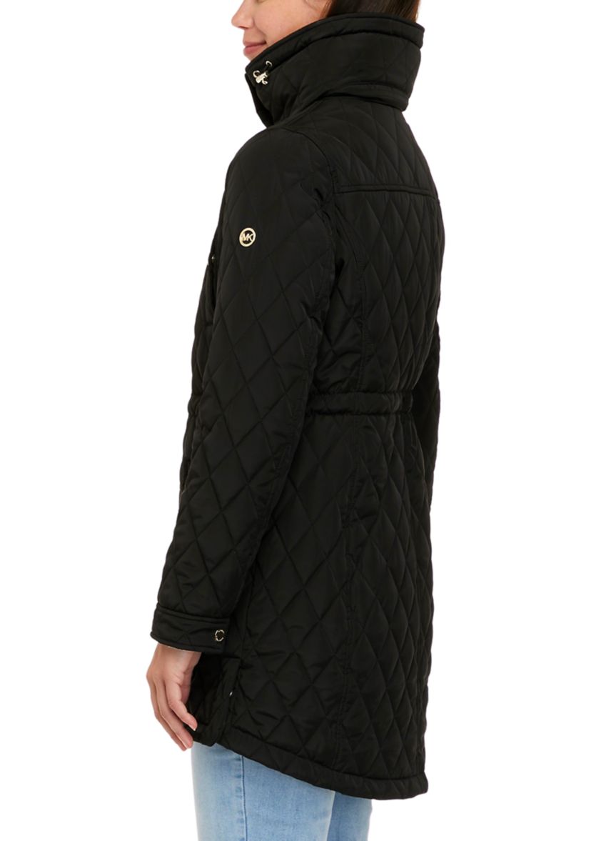 Womens Mid Length Quilted Jacket