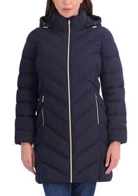 MICHAEL Michael Kors Women's Puffer Jacket with Hood