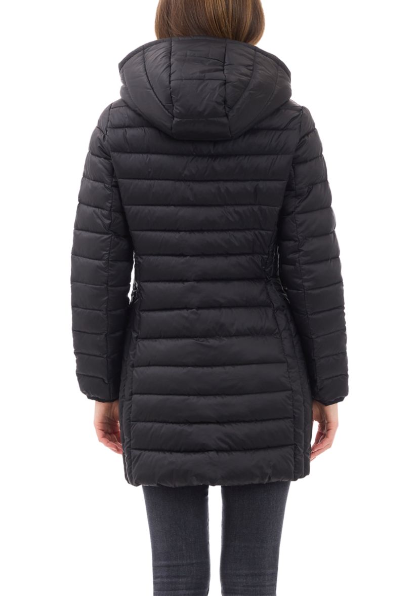 Women’s Packable 3/4 Zip-up Puffer With Hood