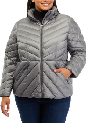 Michael kors plus hotsell size packable down jacket