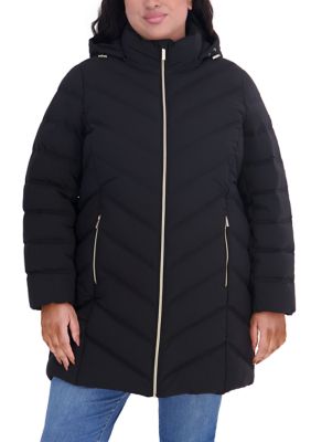 MICHAEL Michael Kors Women's Puffer Jacket with Hood