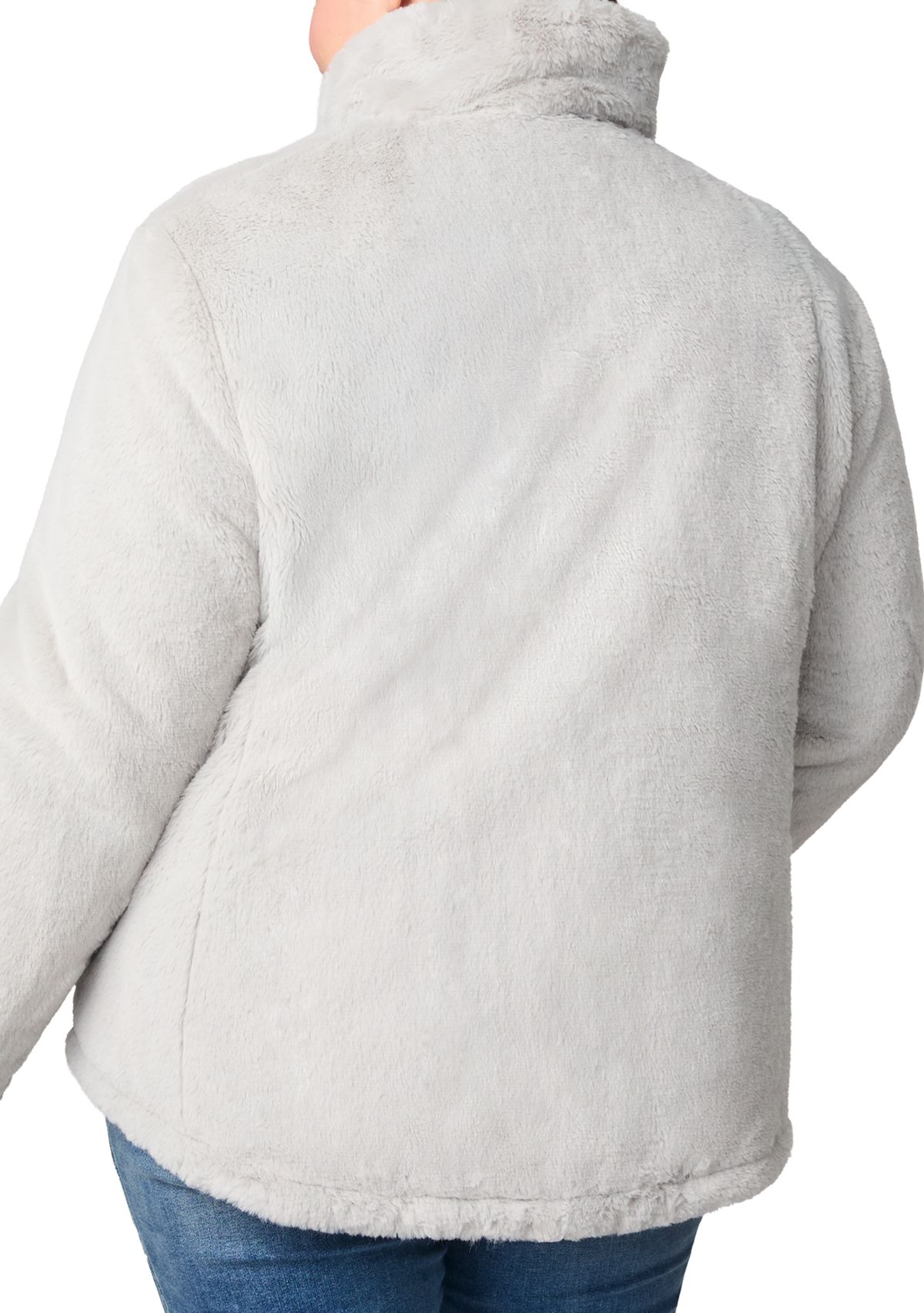 Plus Size Cloud Lite Fur Reversible Jacket