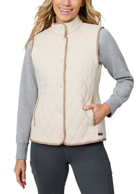 Free Country Women's Cirrus Quilted Vest, Large