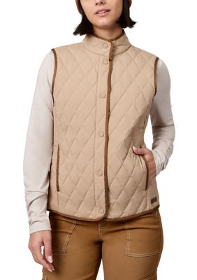 Free Country Women's Cirrus Quilted Vest, Large