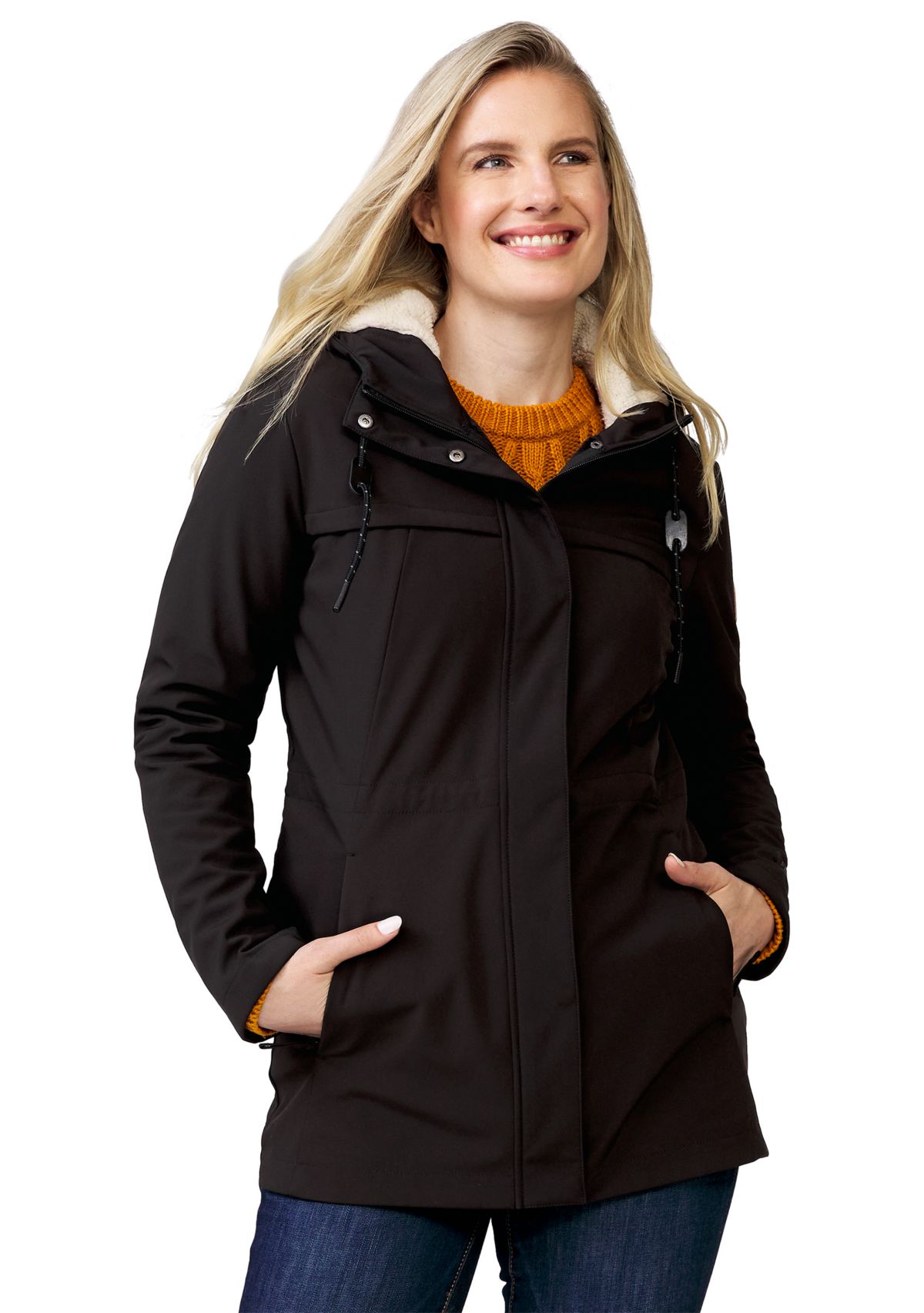 Womens Super Softshell Long Jacket