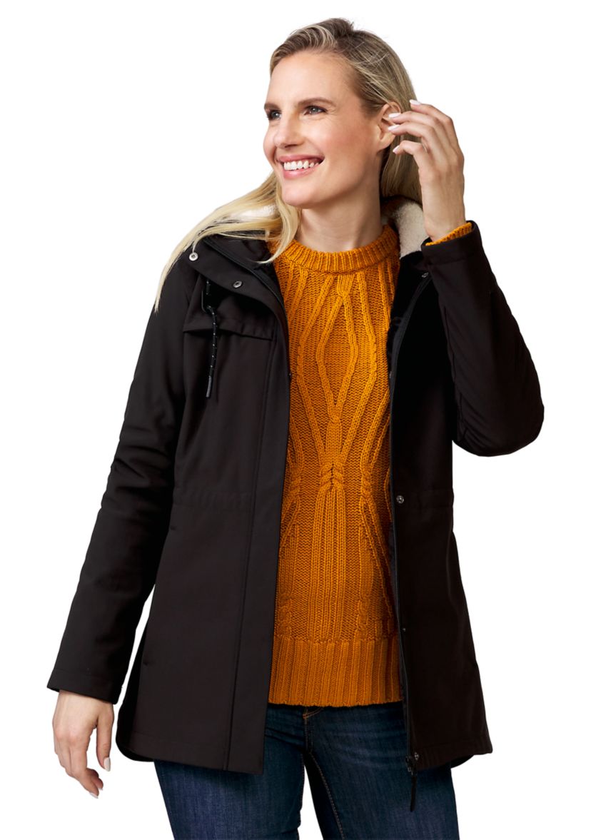 Womens Super Softshell Long Jacket