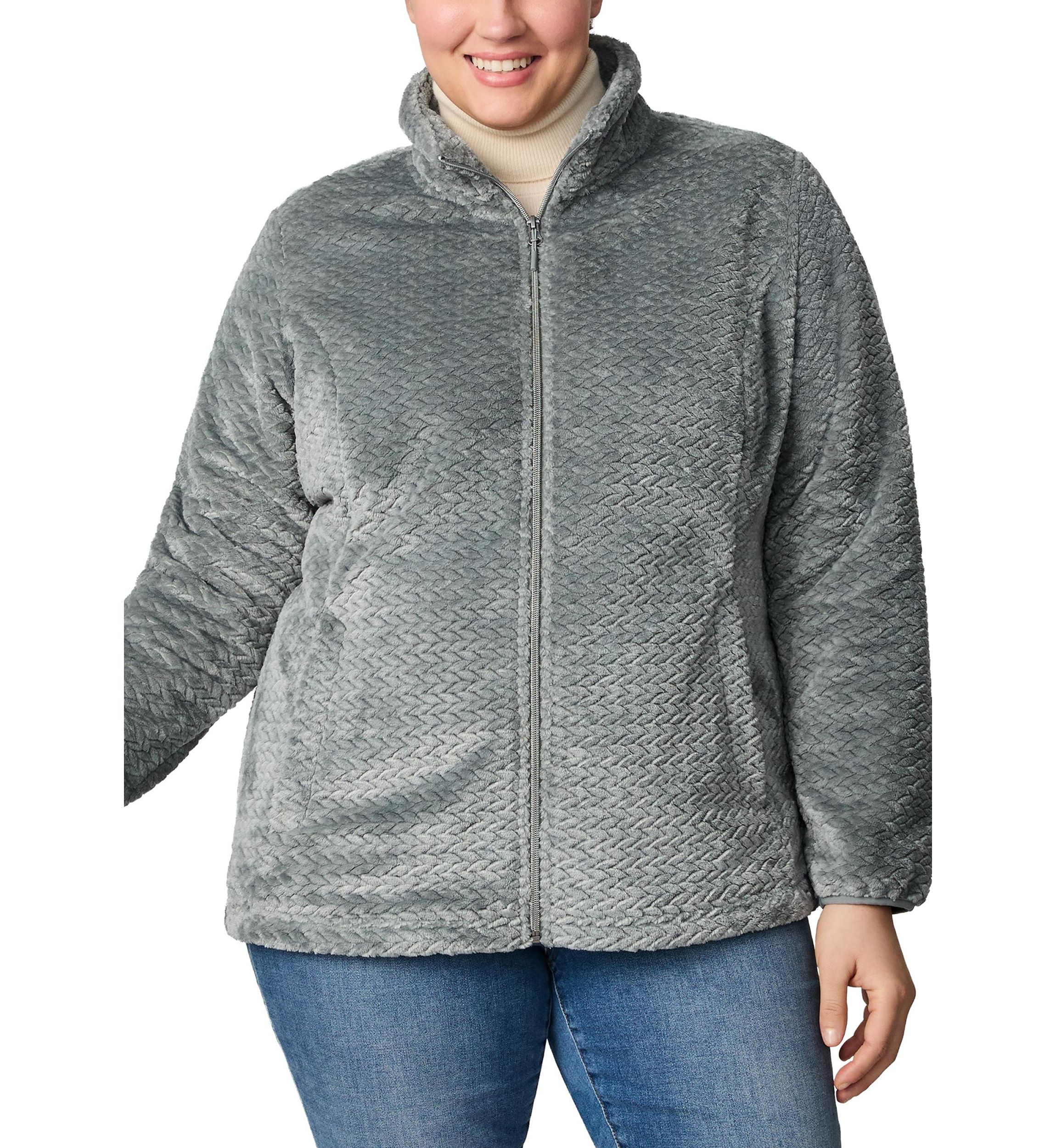 Plus Size Braided Butter Pile Jacket