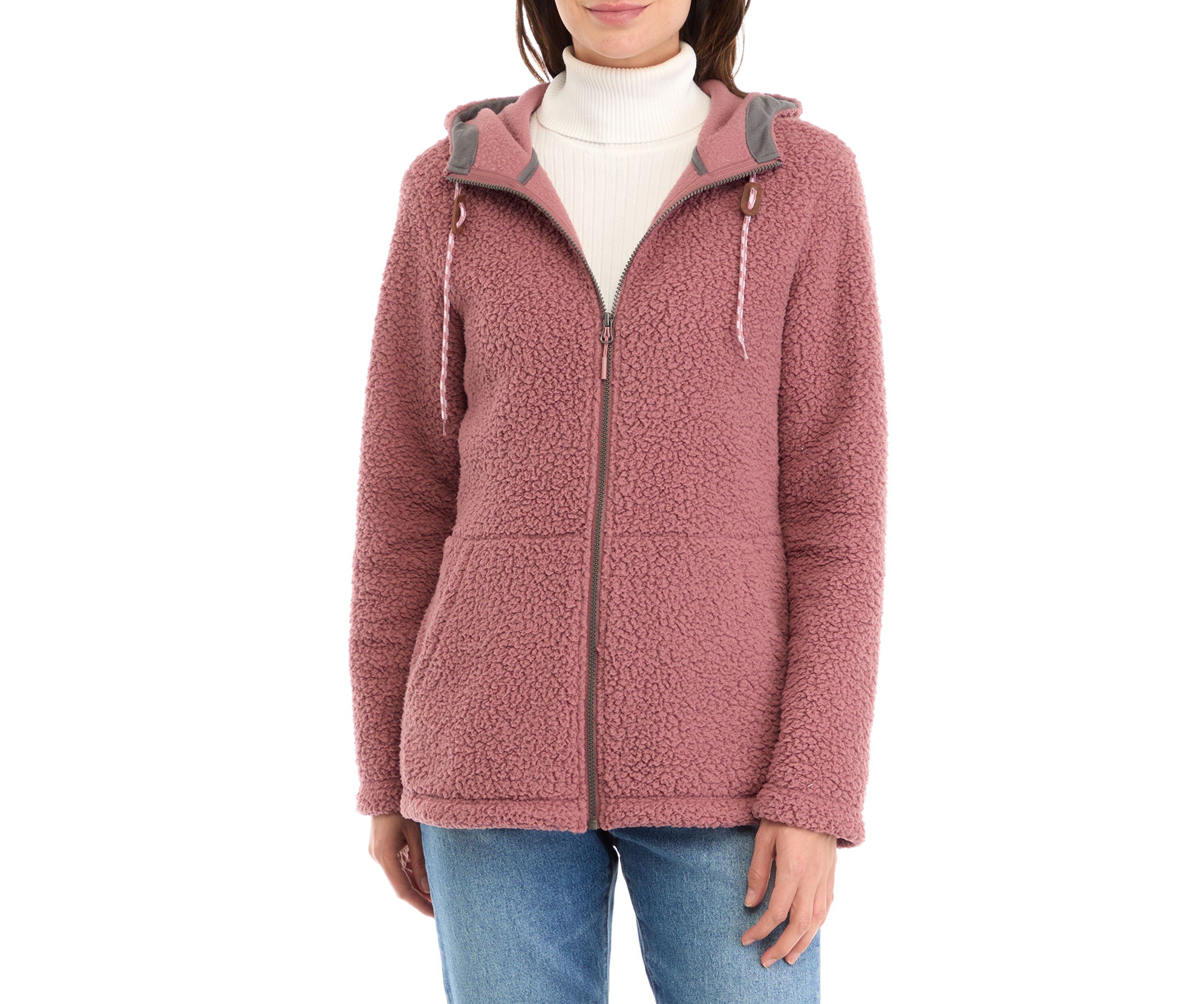 Womens Alpaca Fleece Anorak Jacket